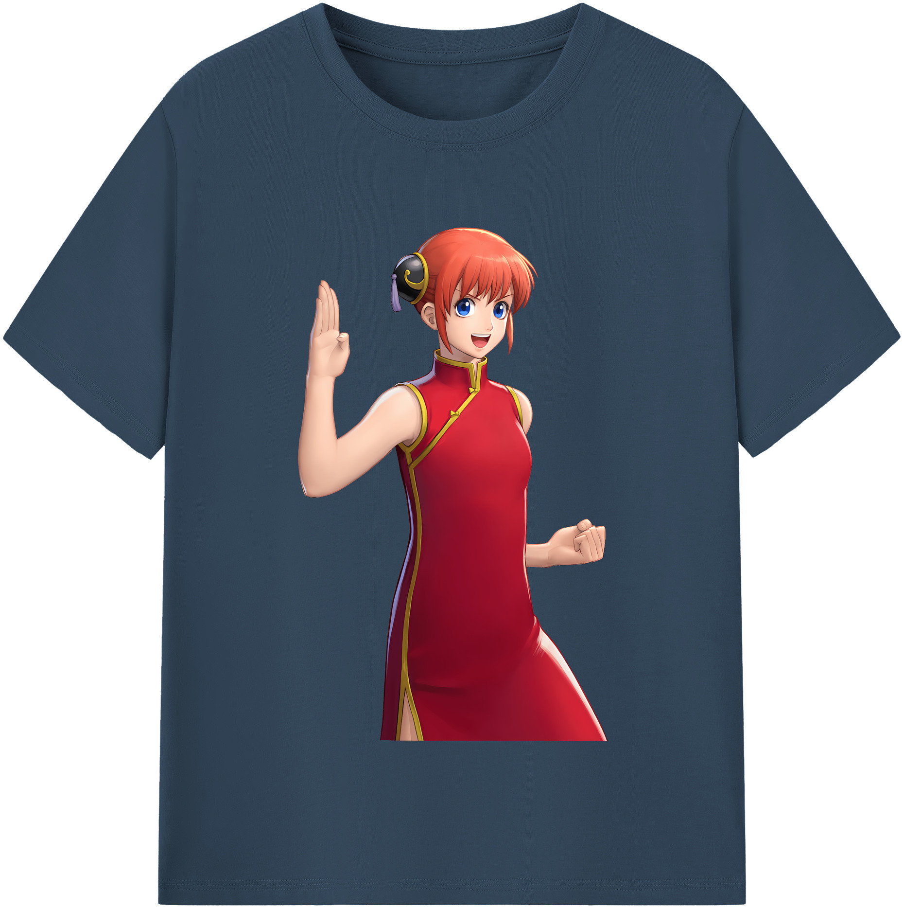 （画像用） ぎんたま 坂田銀時（さかたぎんとき） 神楽 志村新八（しむら しんぱち） GINTAMA Sakata Gintoki Kagura Shimura Shinpachi 綿100％半袖Tシャツ（フロントプリント）