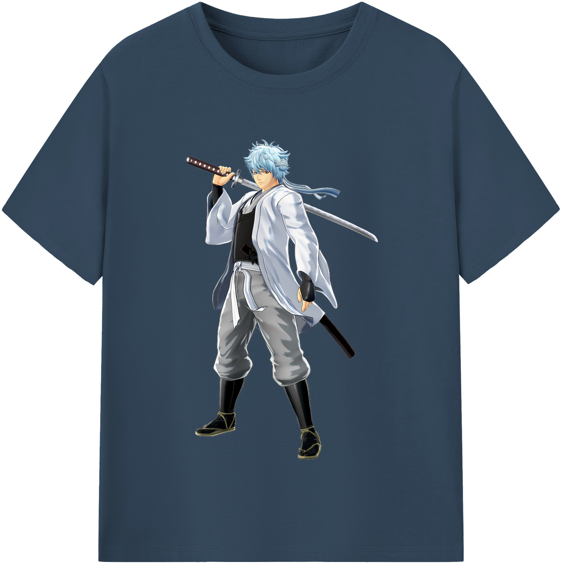 （画像用） ぎんたま 坂田銀時（さかたぎんとき） 神楽 志村新八（しむら しんぱち） GINTAMA Sakata Gintoki Kagura Shimura Shinpachi 綿100％半袖Tシャツ（フロントプリント）