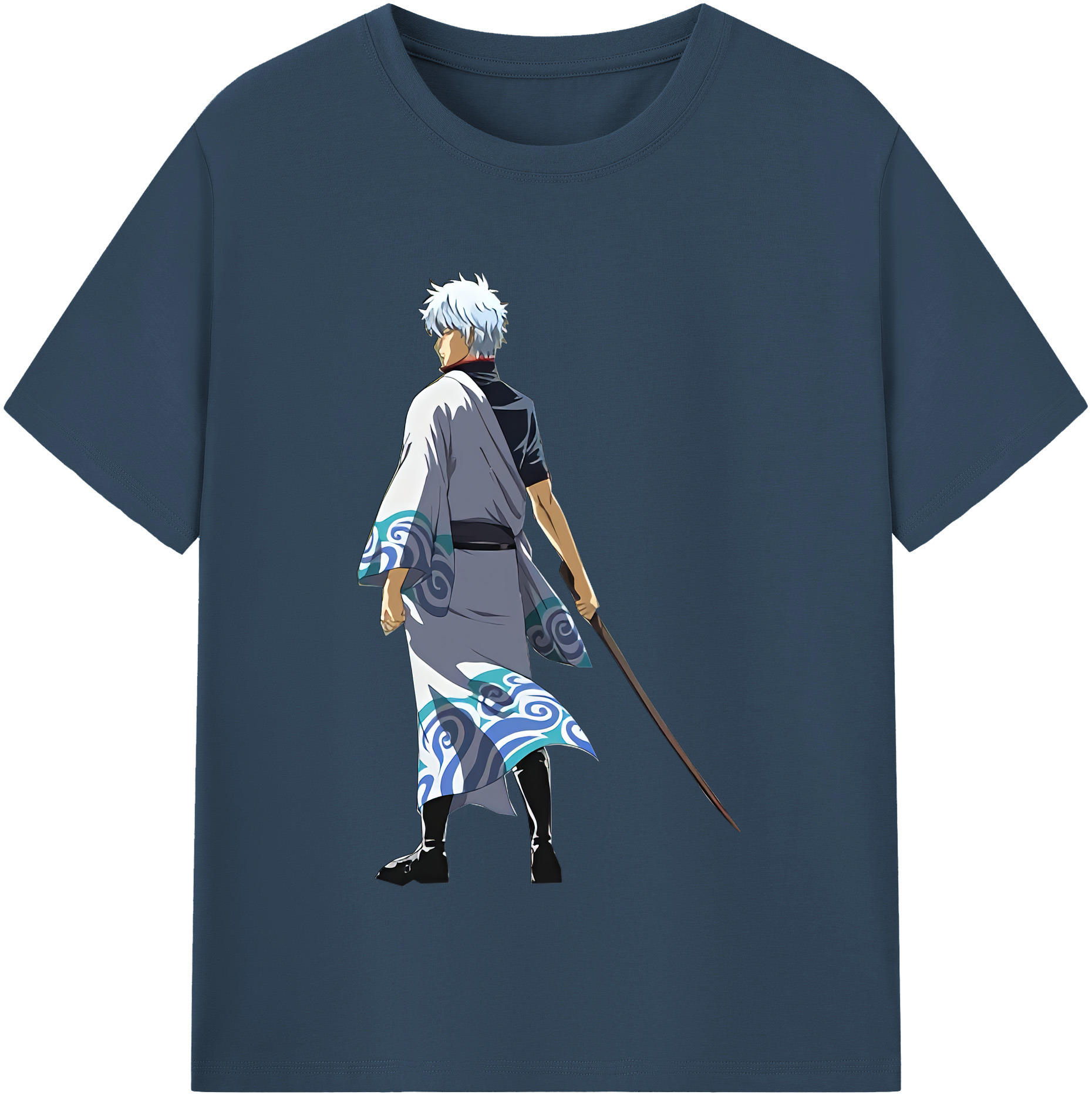 （画像用） ぎんたま 坂田銀時（さかたぎんとき） 神楽 志村新八（しむら しんぱち） GINTAMA Sakata Gintoki Kagura Shimura Shinpachi 綿100％半袖Tシャツ（フロントプリント）