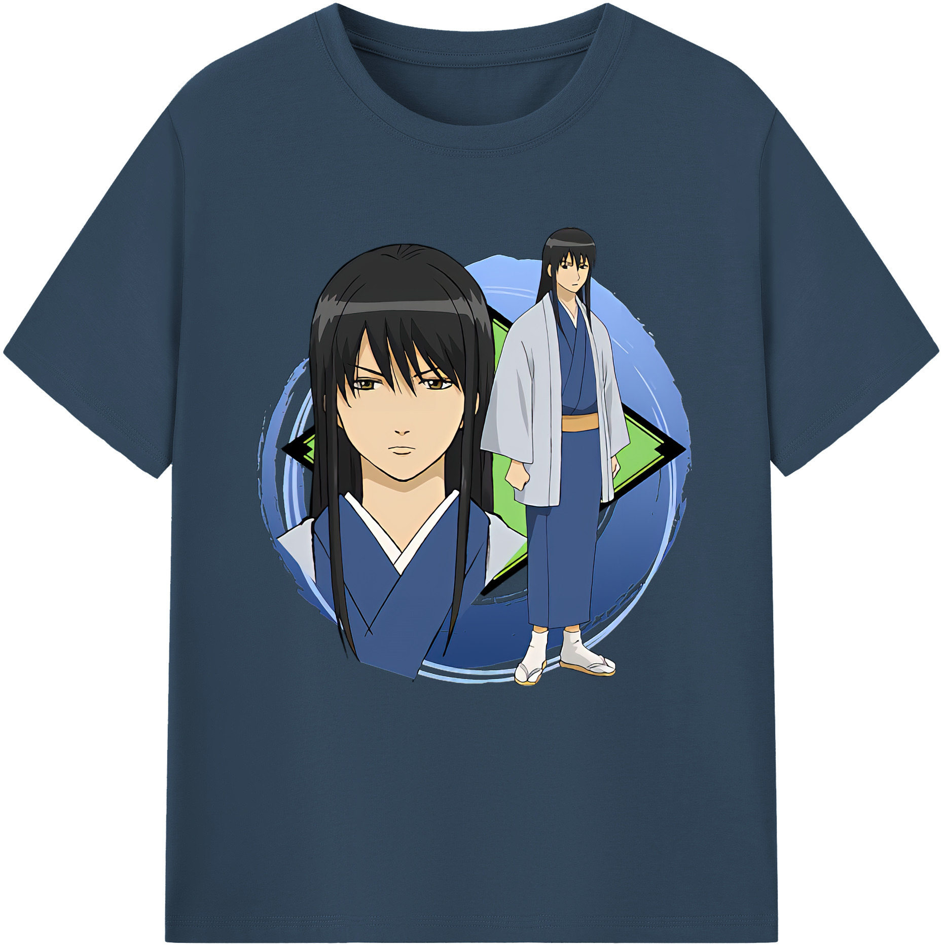 （画像用） ぎんたま 坂田銀時（さかたぎんとき） 神楽 志村新八（しむら しんぱち） GINTAMA Sakata Gintoki Kagura Shimura Shinpachi 綿100％半袖Tシャツ（フロントプリント）