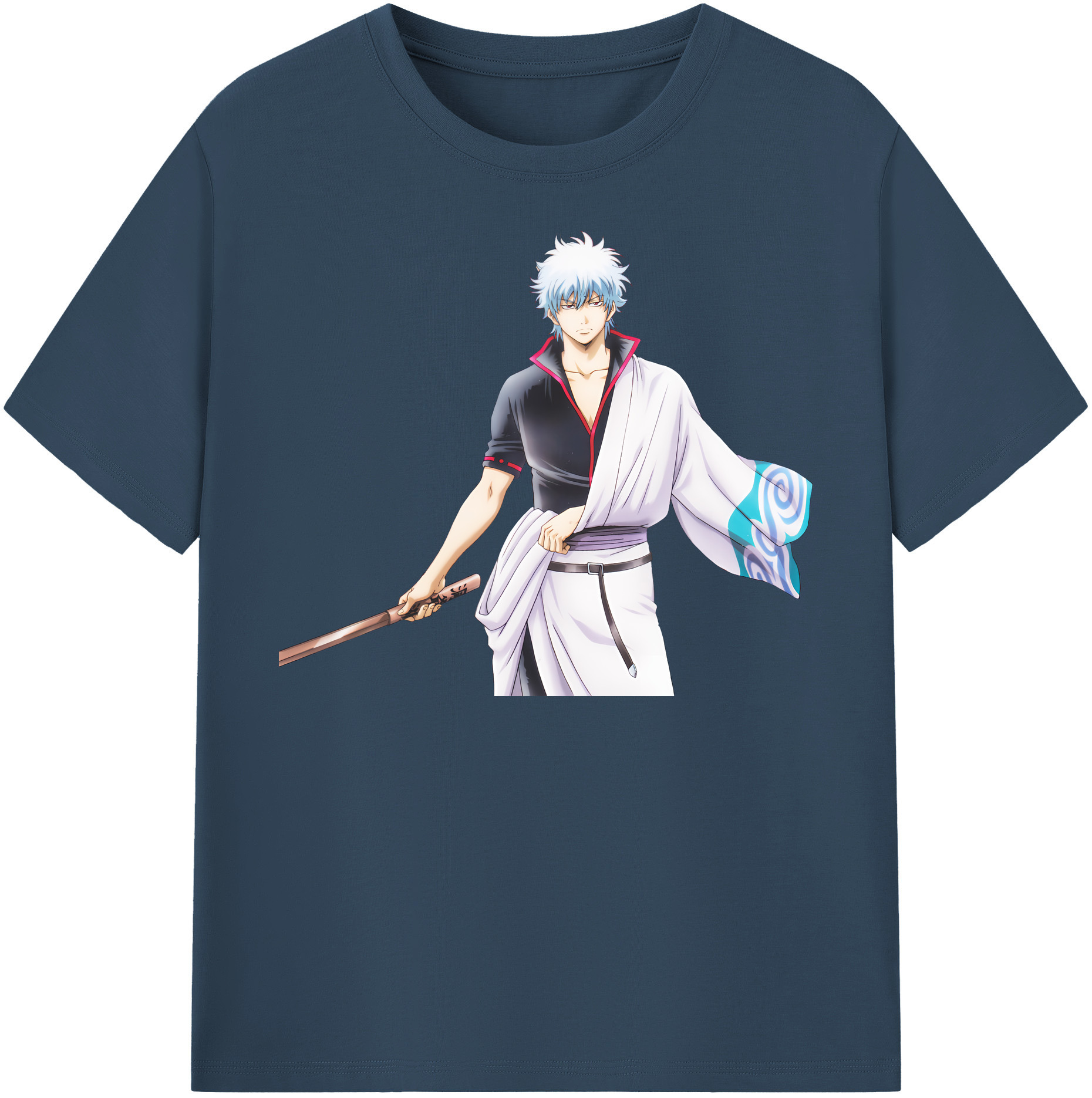 （画像用） ぎんたま 坂田銀時（さかたぎんとき） 神楽 志村新八（しむら しんぱち） GINTAMA Sakata Gintoki Kagura Shimura Shinpachi 綿100％半袖Tシャツ（フロントプリント）