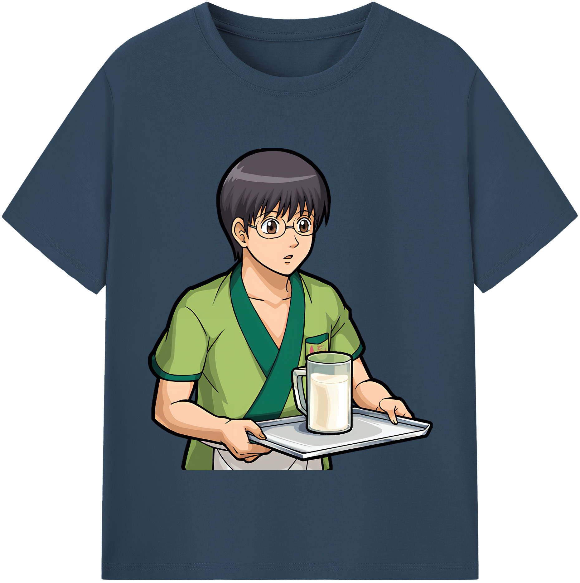 （画像用） ぎんたま 坂田銀時（さかたぎんとき） 神楽 志村新八（しむら しんぱち） GINTAMA Sakata Gintoki Kagura Shimura Shinpachi 綿100％半袖Tシャツ（フロントプリント）
