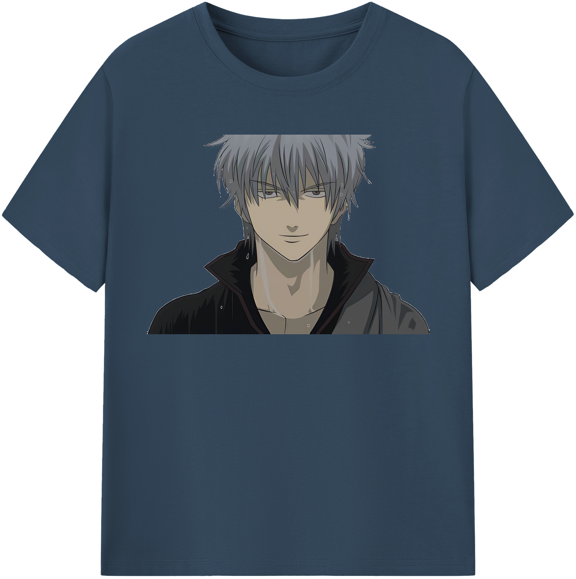 （画像用） ぎんたま 坂田銀時（さかたぎんとき） 神楽 志村新八（しむら しんぱち） GINTAMA Sakata Gintoki Kagura Shimura Shinpachi 綿100％半袖Tシャツ（フロントプリント）