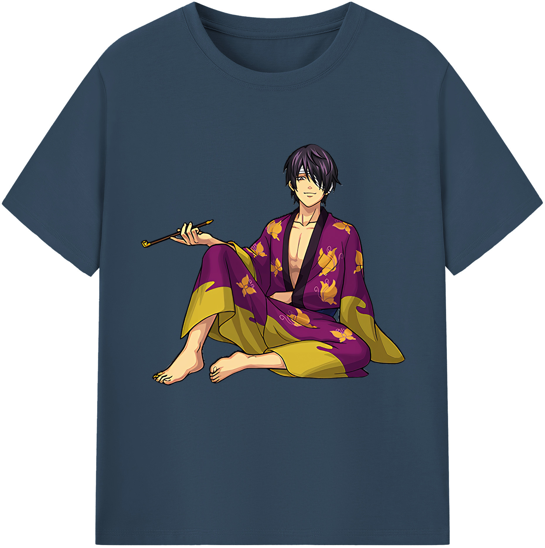（画像用） ぎんたま 坂田銀時（さかたぎんとき） 神楽 志村新八（しむら しんぱち） GINTAMA Sakata Gintoki Kagura Shimura Shinpachi 綿100％半袖Tシャツ（フロントプリント）