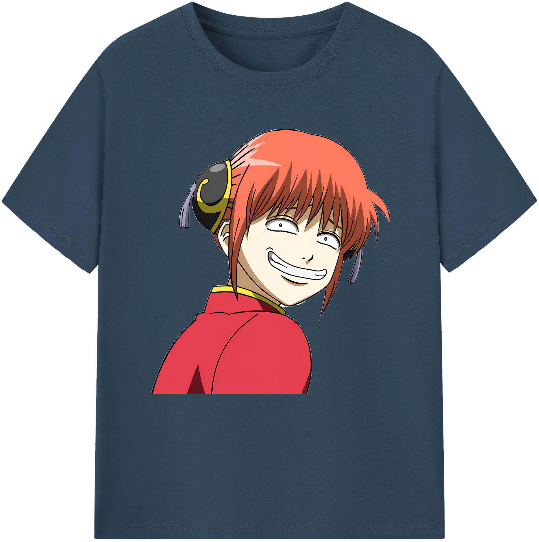 （画像用） ぎんたま 坂田銀時（さかたぎんとき） 神楽 志村新八（しむら しんぱち） GINTAMA Sakata Gintoki Kagura Shimura Shinpachi 綿100％半袖Tシャツ（フロントプリント）