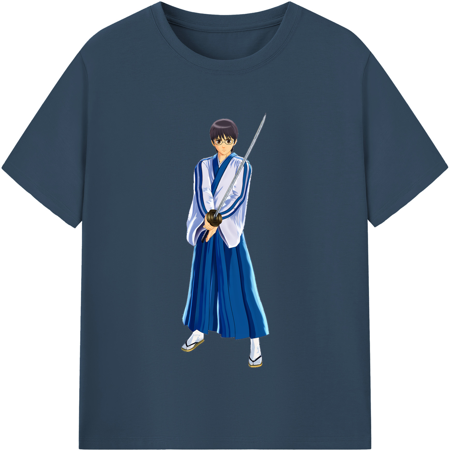 （画像用） ぎんたま 坂田銀時（さかたぎんとき） 神楽 志村新八（しむら しんぱち） GINTAMA Sakata Gintoki Kagura Shimura Shinpachi 綿100％半袖Tシャツ（フロントプリント）