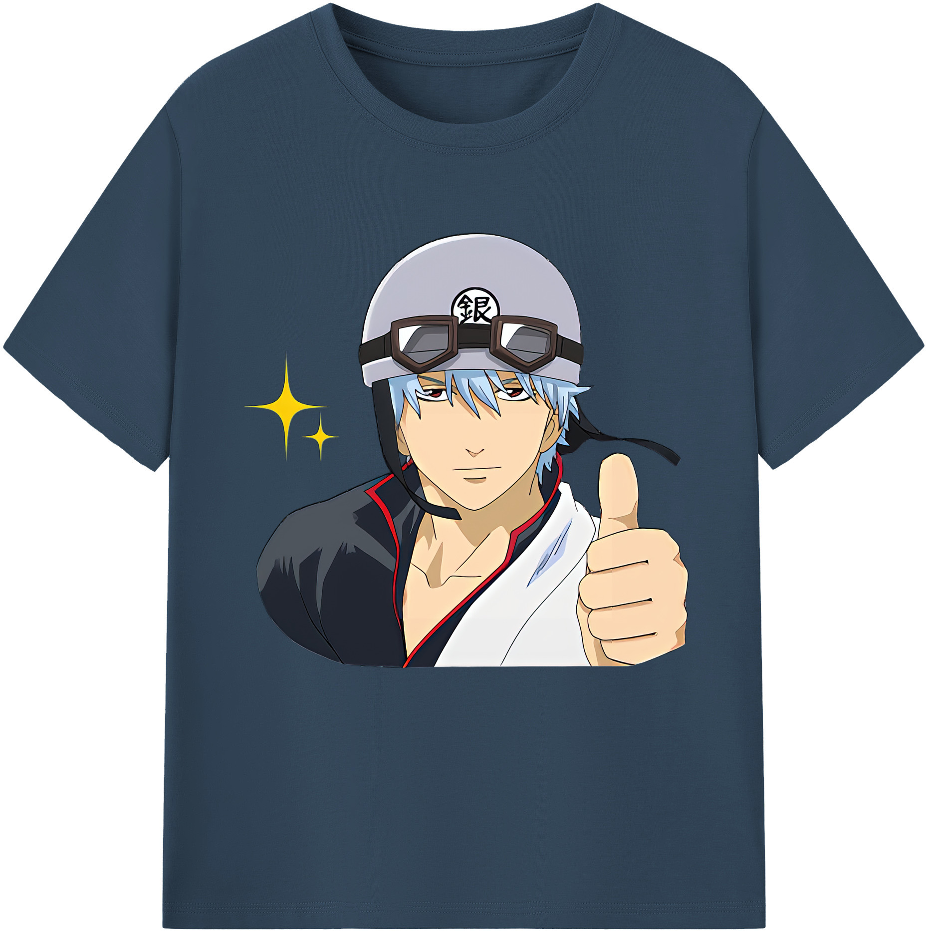 （画像用） ぎんたま 坂田銀時（さかたぎんとき） 神楽 志村新八（しむら しんぱち） GINTAMA Sakata Gintoki Kagura Shimura Shinpachi 綿100％半袖Tシャツ（フロントプリント）