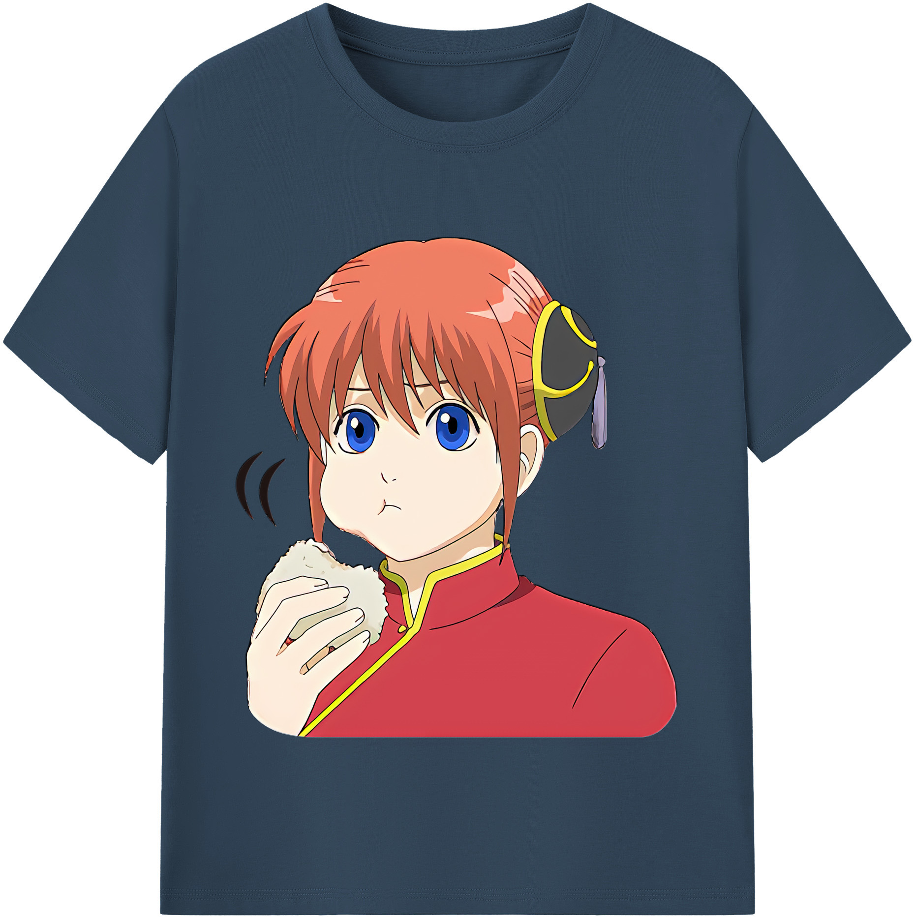 （画像用） ぎんたま 坂田銀時（さかたぎんとき） 神楽 志村新八（しむら しんぱち） GINTAMA Sakata Gintoki Kagura Shimura Shinpachi 綿100％半袖Tシャツ（フロントプリント）
