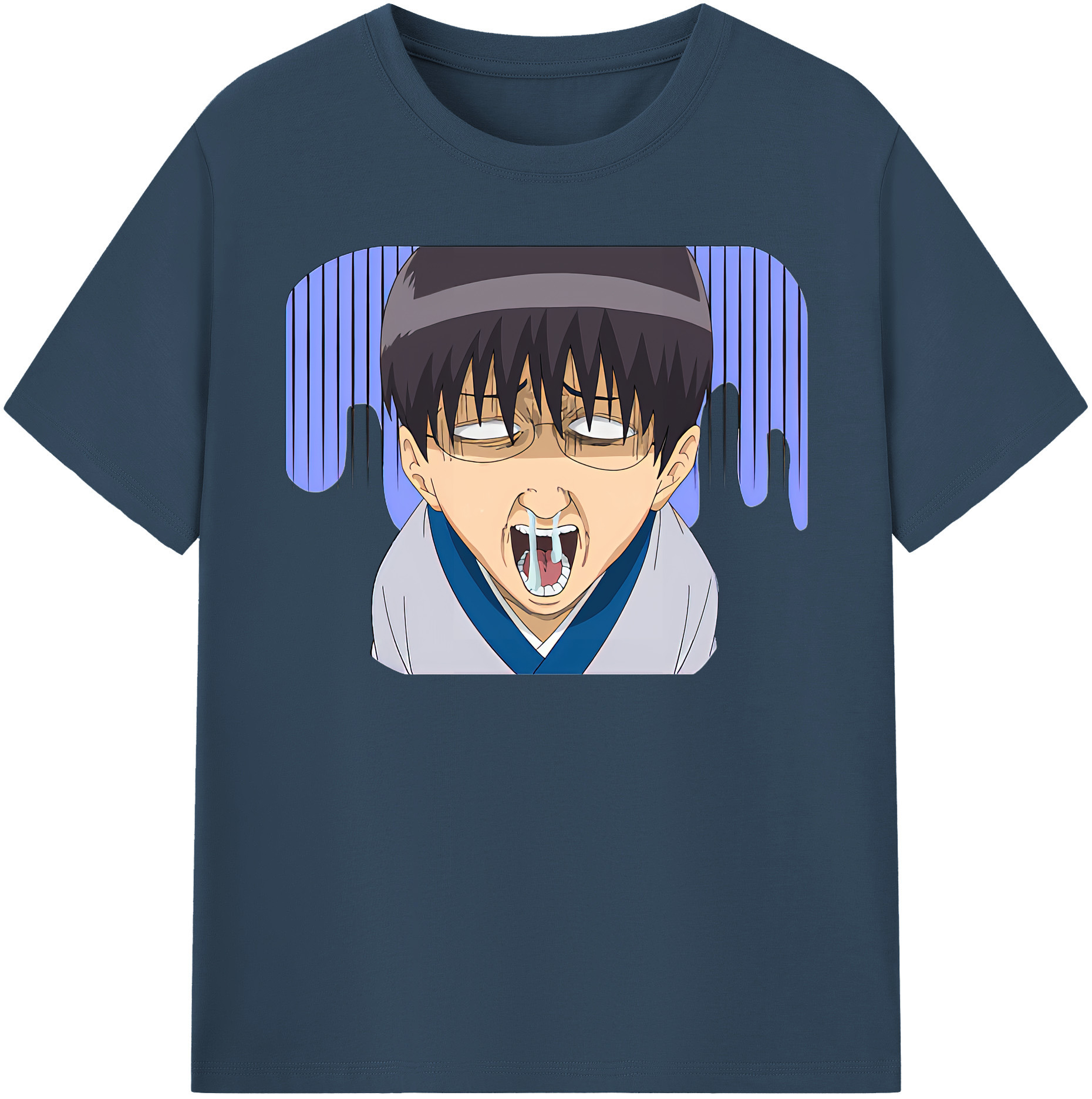 （画像用） ぎんたま 坂田銀時（さかたぎんとき） 神楽 志村新八（しむら しんぱち） GINTAMA Sakata Gintoki Kagura Shimura Shinpachi 綿100％半袖Tシャツ（フロントプリント）