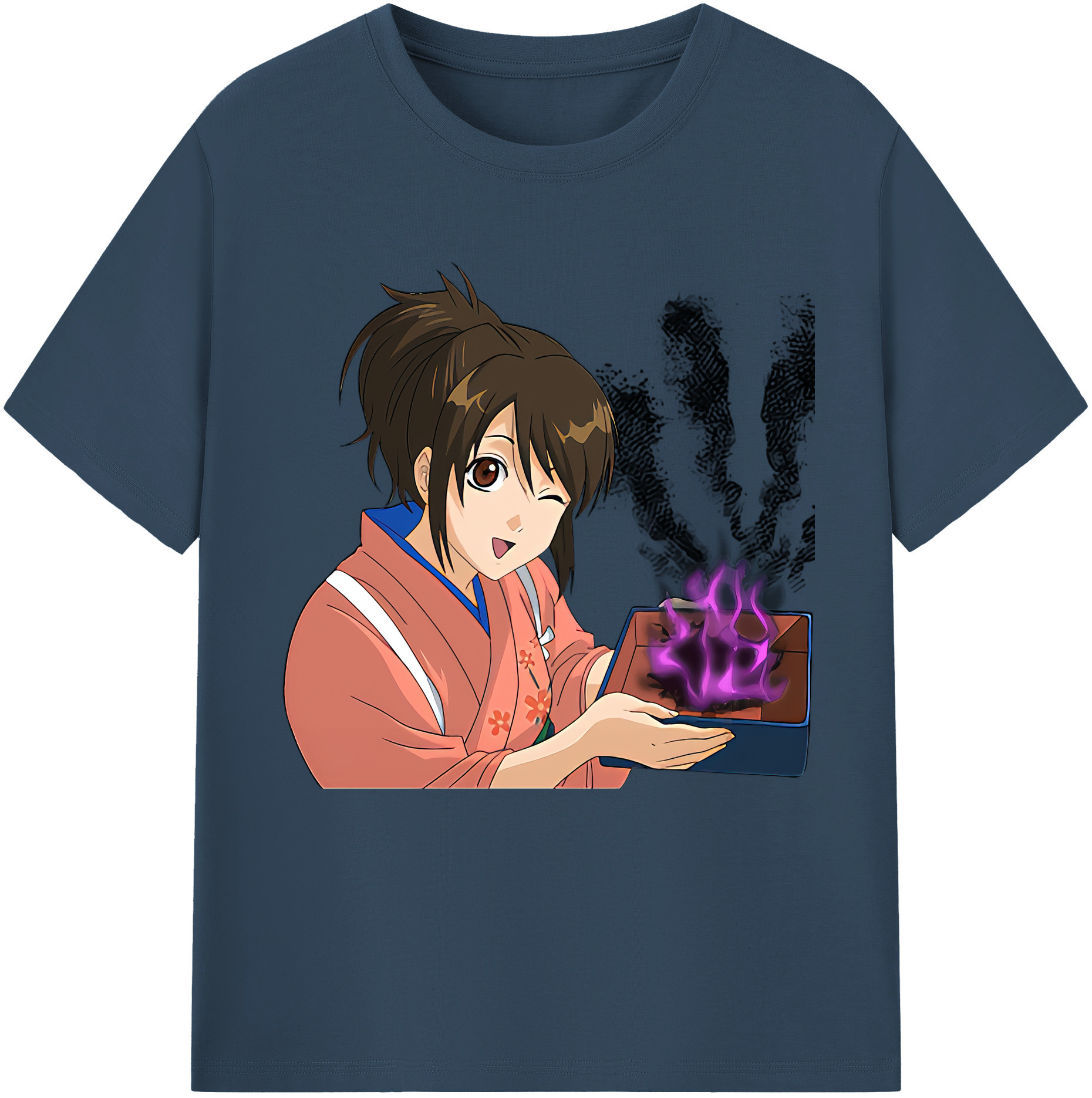 （画像用） ぎんたま 坂田銀時（さかたぎんとき） 神楽 志村新八（しむら しんぱち） GINTAMA Sakata Gintoki Kagura Shimura Shinpachi 綿100％半袖Tシャツ（フロントプリント）