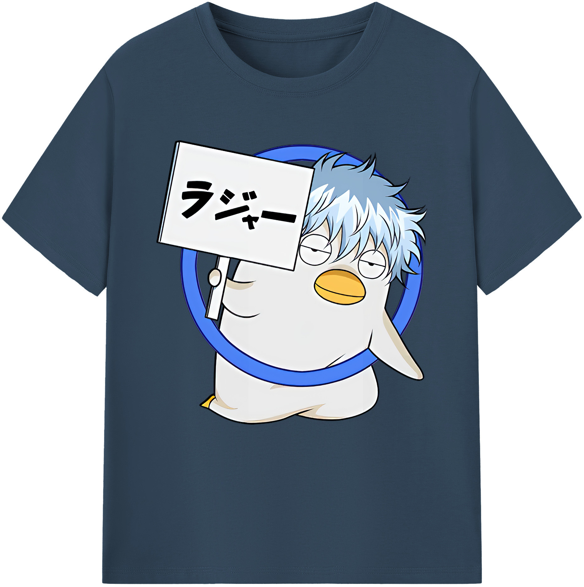（画像用） ぎんたま 坂田銀時（さかたぎんとき） 神楽 志村新八（しむら しんぱち） GINTAMA Sakata Gintoki Kagura Shimura Shinpachi 綿100％半袖Tシャツ（フロントプリント）