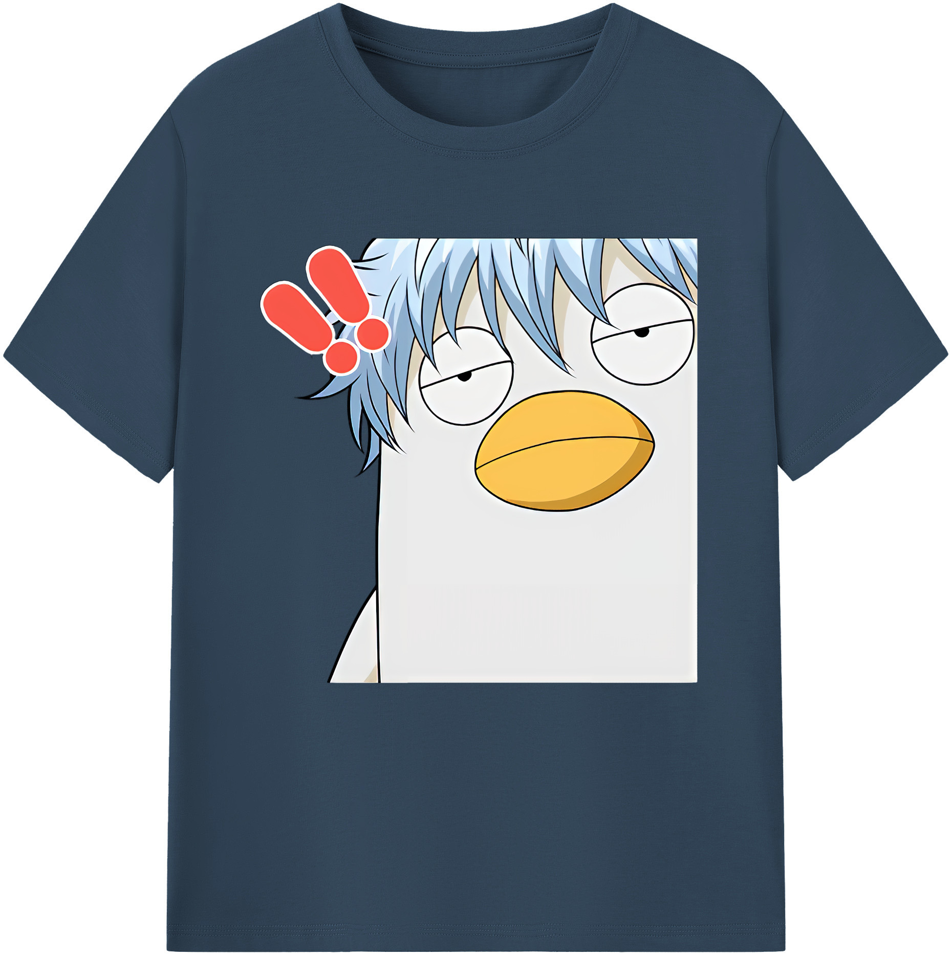 （画像用） ぎんたま 坂田銀時（さかたぎんとき） 神楽 志村新八（しむら しんぱち） GINTAMA Sakata Gintoki Kagura Shimura Shinpachi 綿100％半袖Tシャツ（フロントプリント）