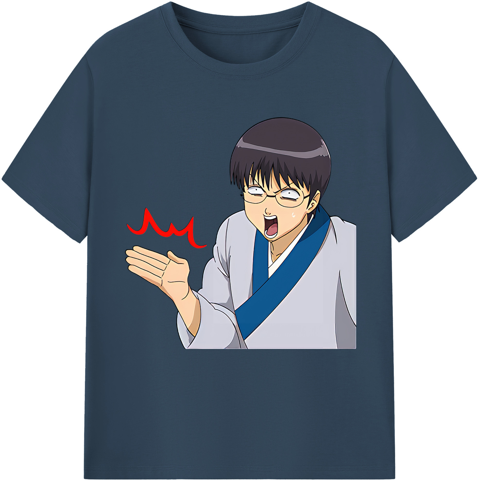（画像用） ぎんたま 坂田銀時（さかたぎんとき） 神楽 志村新八（しむら しんぱち） GINTAMA Sakata Gintoki Kagura Shimura Shinpachi 綿100％半袖Tシャツ（フロントプリント）