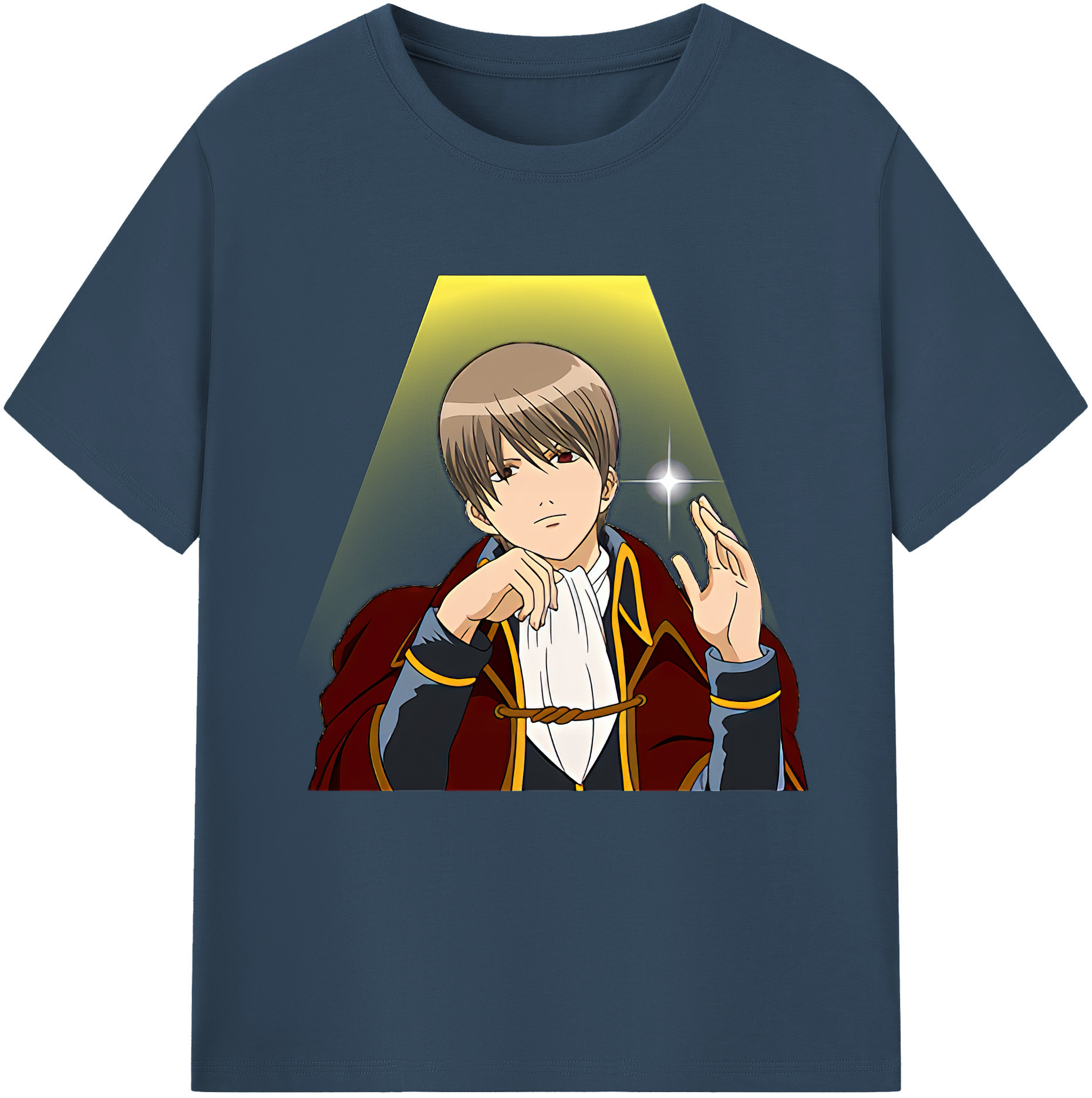 （画像用） ぎんたま 坂田銀時（さかたぎんとき） 神楽 志村新八（しむら しんぱち） GINTAMA Sakata Gintoki Kagura Shimura Shinpachi 綿100％半袖Tシャツ（フロントプリント）