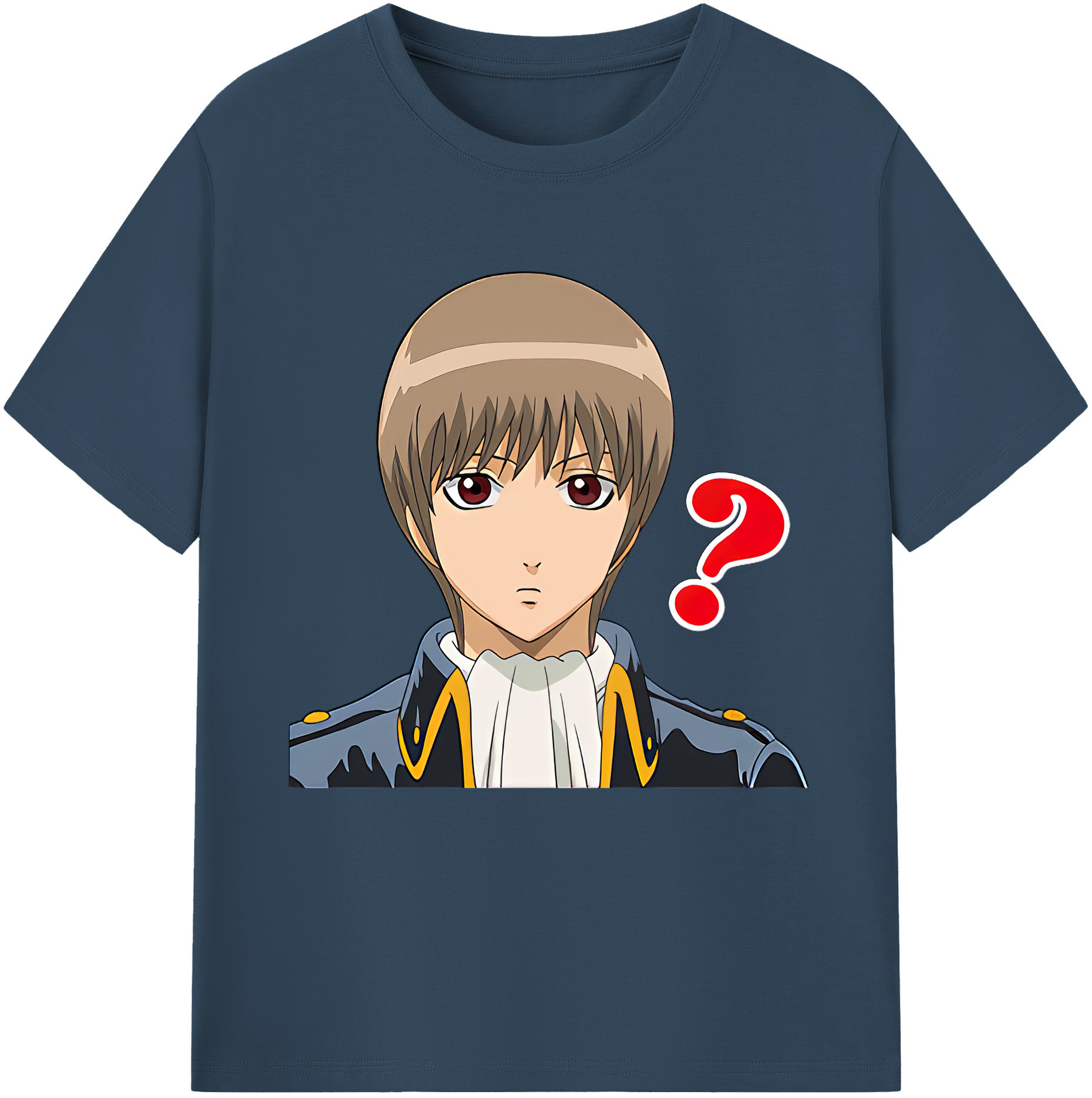（画像用） ぎんたま 坂田銀時（さかたぎんとき） 神楽 志村新八（しむら しんぱち） GINTAMA Sakata Gintoki Kagura Shimura Shinpachi 綿100％半袖Tシャツ（フロントプリント）