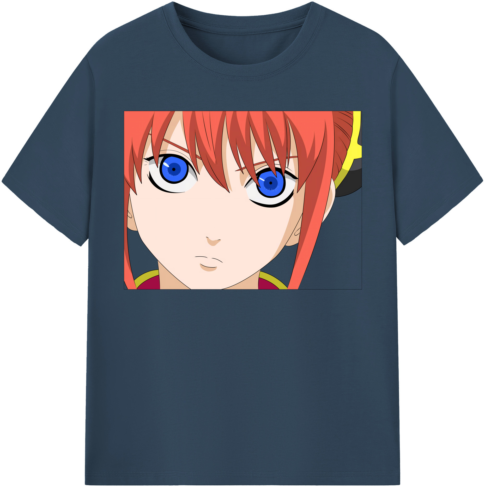 （画像用） ぎんたま 坂田銀時（さかたぎんとき） 神楽 志村新八（しむら しんぱち） GINTAMA Sakata Gintoki Kagura Shimura Shinpachi 綿100％半袖Tシャツ（フロントプリント）