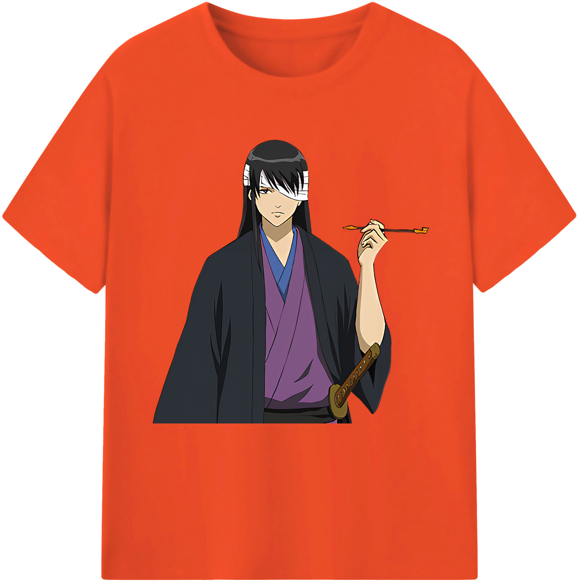 （画像用） ぎんたま 坂田銀時（さかたぎんとき） 神楽 志村新八（しむら しんぱち） GINTAMA Sakata Gintoki Kagura Shimura Shinpachi 綿100％半袖Tシャツ（フロントプリント）