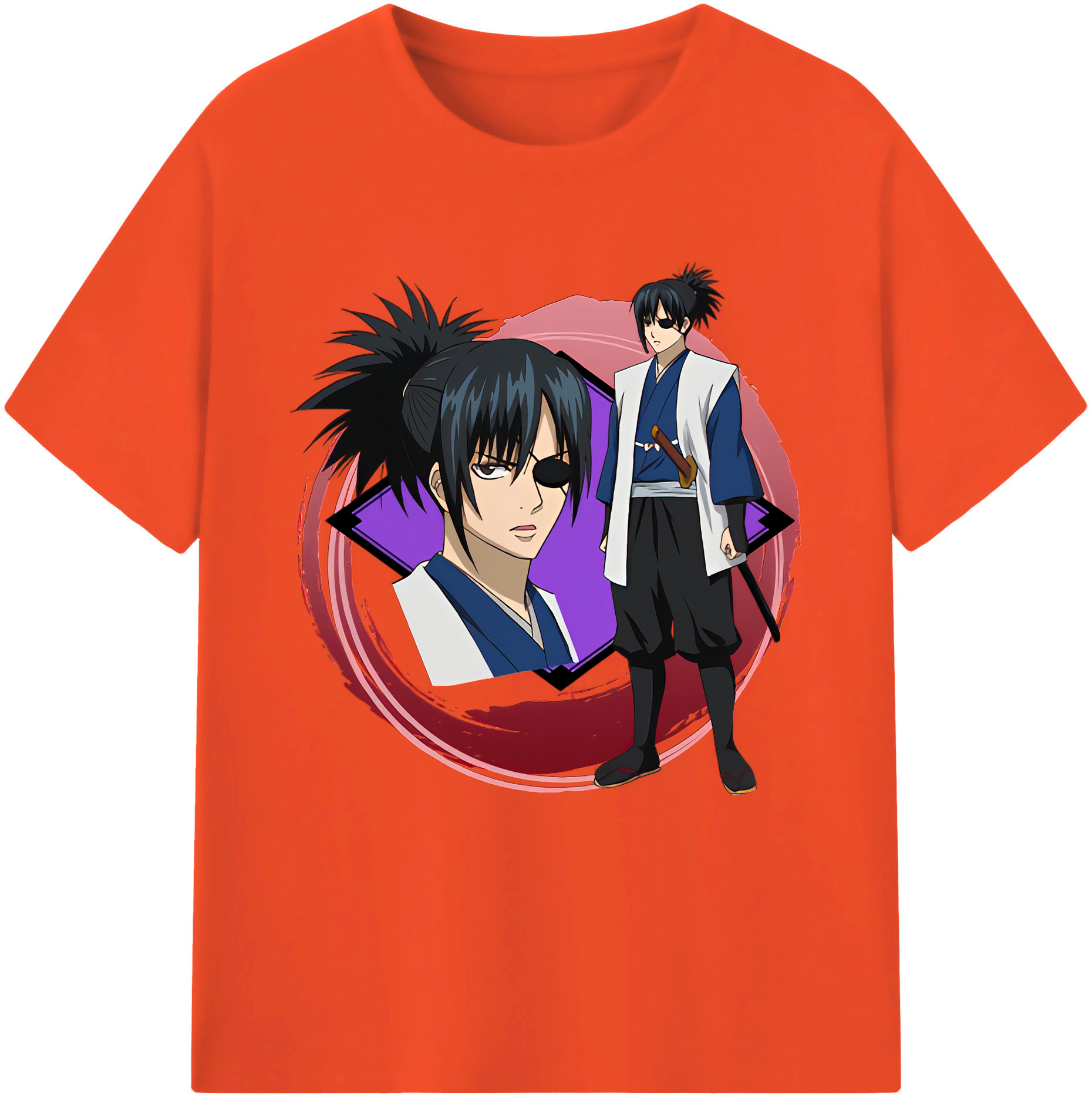 （画像用） ぎんたま 坂田銀時（さかたぎんとき） 神楽 志村新八（しむら しんぱち） GINTAMA Sakata Gintoki Kagura Shimura Shinpachi 綿100％半袖Tシャツ（フロントプリント）