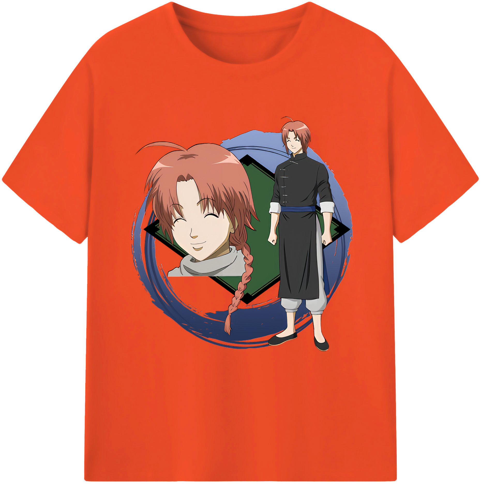 （画像用） ぎんたま 坂田銀時（さかたぎんとき） 神楽 志村新八（しむら しんぱち） GINTAMA Sakata Gintoki Kagura Shimura Shinpachi 綿100％半袖Tシャツ（フロントプリント）