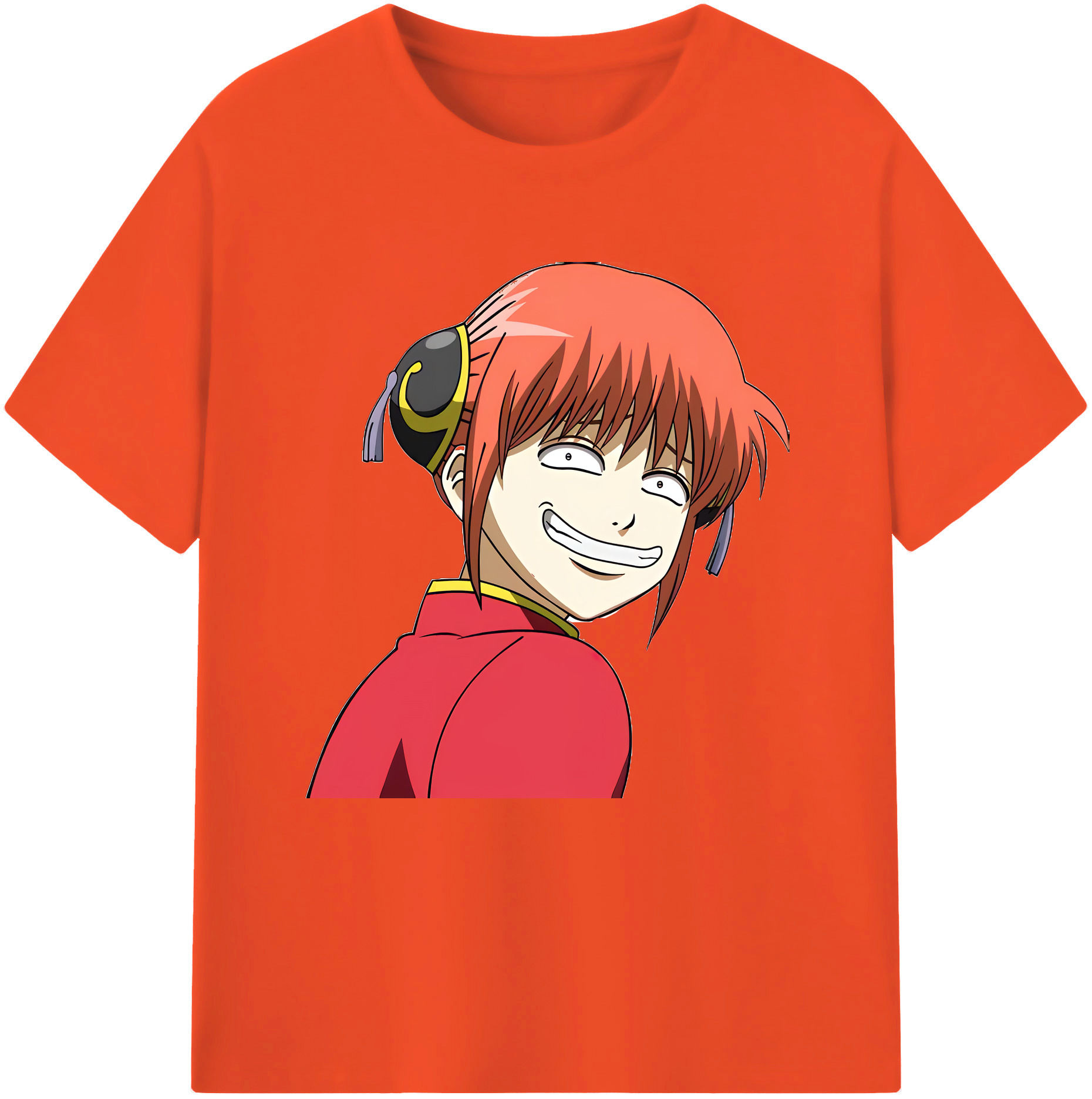 （画像用） ぎんたま 坂田銀時（さかたぎんとき） 神楽 志村新八（しむら しんぱち） GINTAMA Sakata Gintoki Kagura Shimura Shinpachi 綿100％半袖Tシャツ（フロントプリント）
