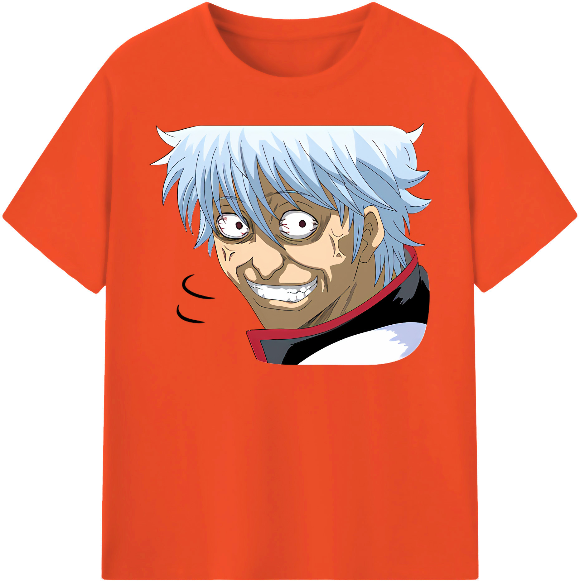 （画像用） ぎんたま 坂田銀時（さかたぎんとき） 神楽 志村新八（しむら しんぱち） GINTAMA Sakata Gintoki Kagura Shimura Shinpachi 綿100％半袖Tシャツ（フロントプリント）