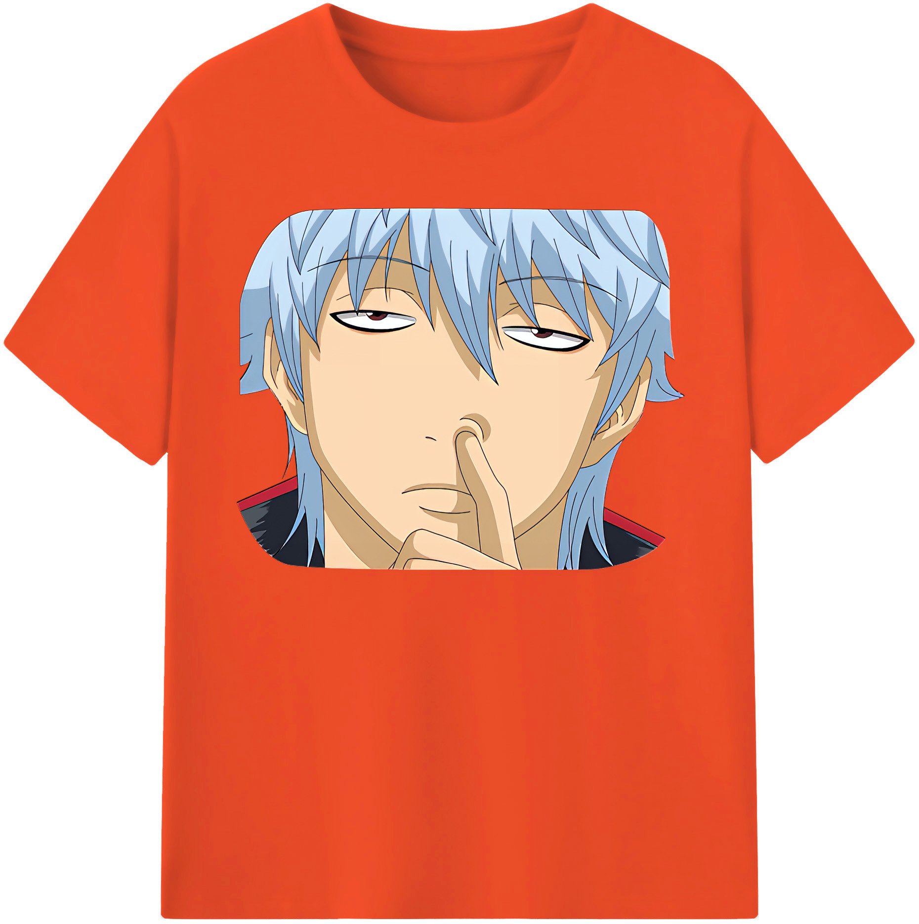 （画像用） ぎんたま 坂田銀時（さかたぎんとき） 神楽 志村新八（しむら しんぱち） GINTAMA Sakata Gintoki Kagura Shimura Shinpachi 綿100％半袖Tシャツ（フロントプリント）