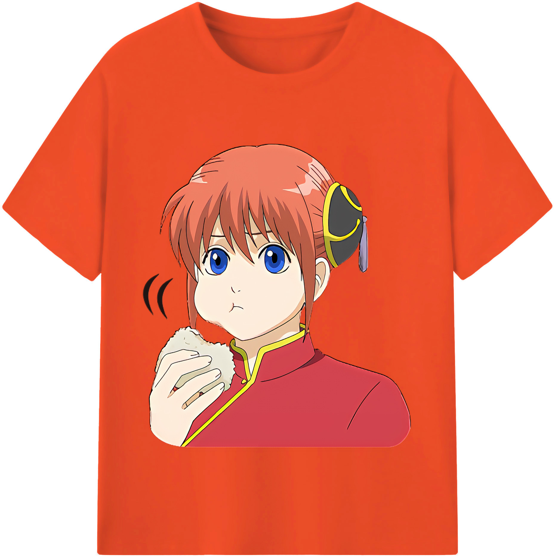 （画像用） ぎんたま 坂田銀時（さかたぎんとき） 神楽 志村新八（しむら しんぱち） GINTAMA Sakata Gintoki Kagura Shimura Shinpachi 綿100％半袖Tシャツ（フロントプリント）