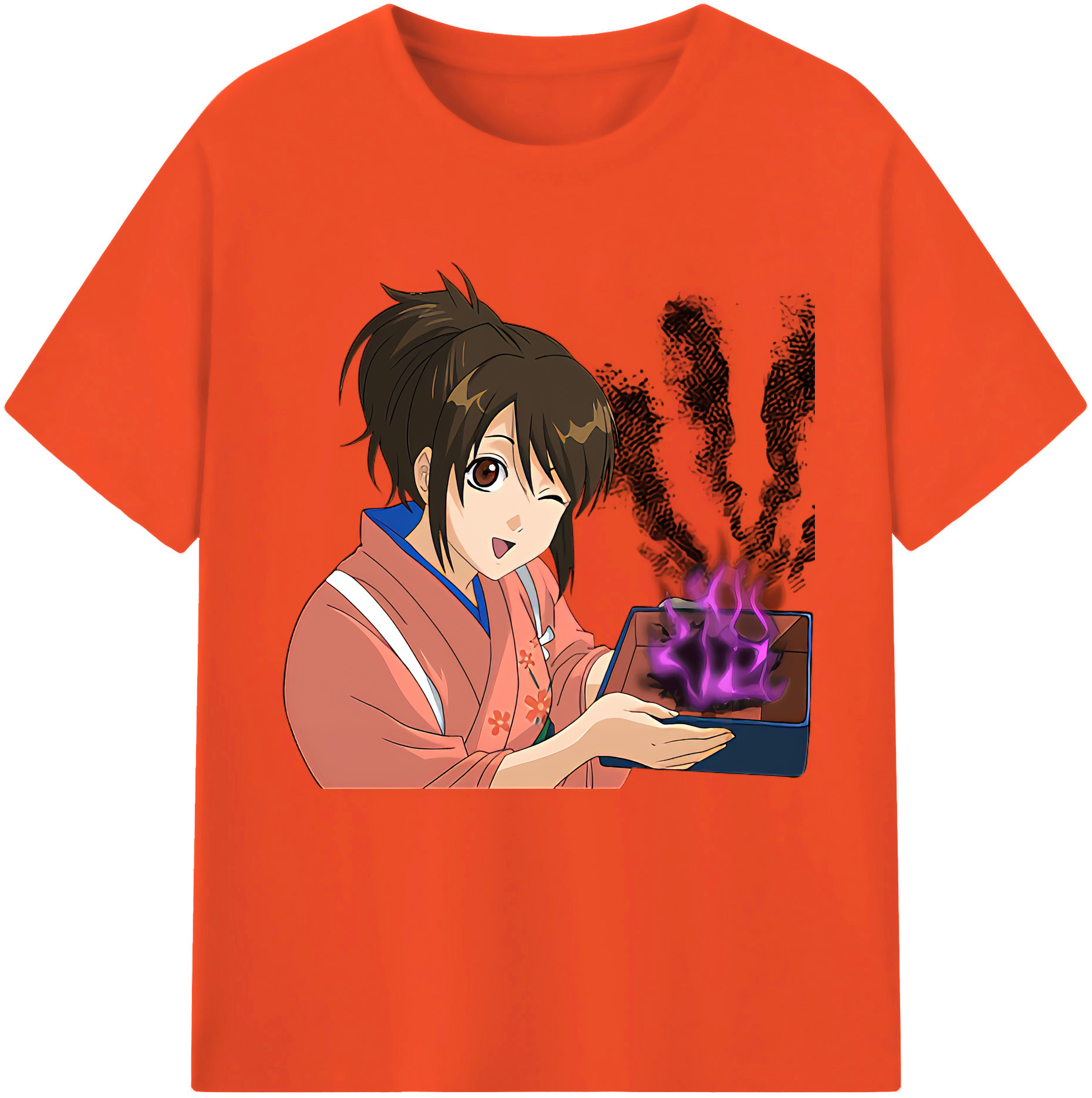 （画像用） ぎんたま 坂田銀時（さかたぎんとき） 神楽 志村新八（しむら しんぱち） GINTAMA Sakata Gintoki Kagura Shimura Shinpachi 綿100％半袖Tシャツ（フロントプリント）