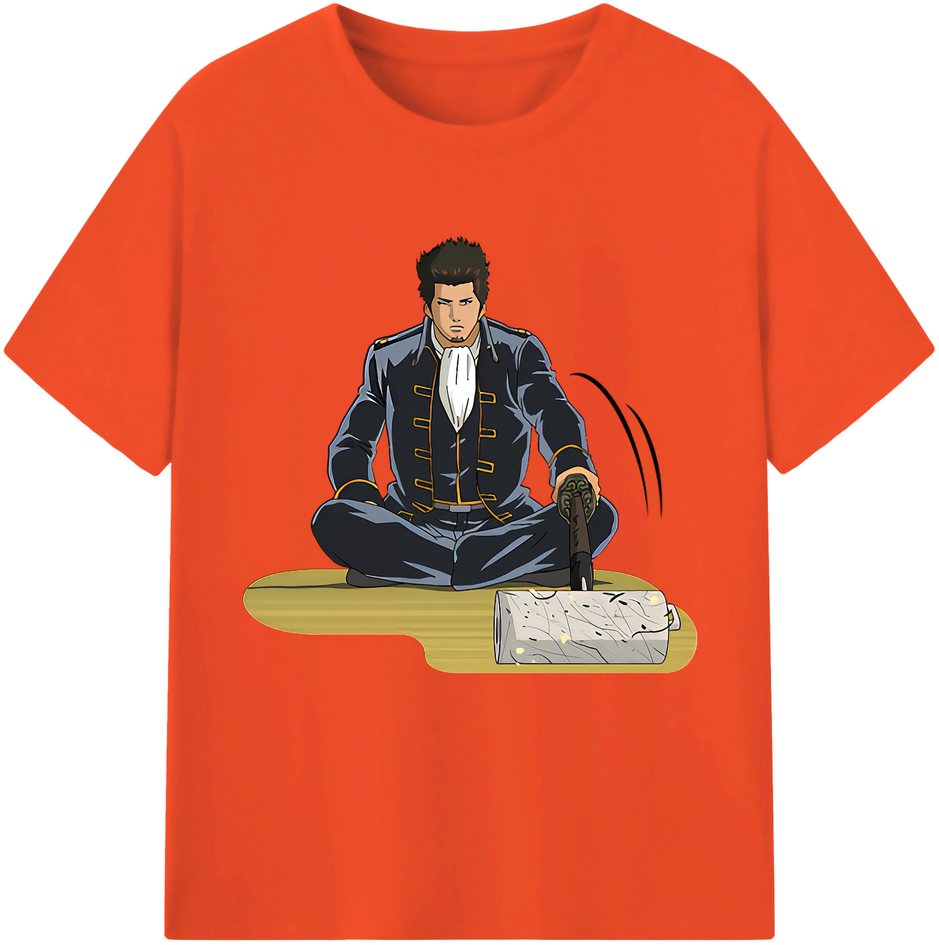 （画像用） ぎんたま 坂田銀時（さかたぎんとき） 神楽 志村新八（しむら しんぱち） GINTAMA Sakata Gintoki Kagura Shimura Shinpachi 綿100％半袖Tシャツ（フロントプリント）