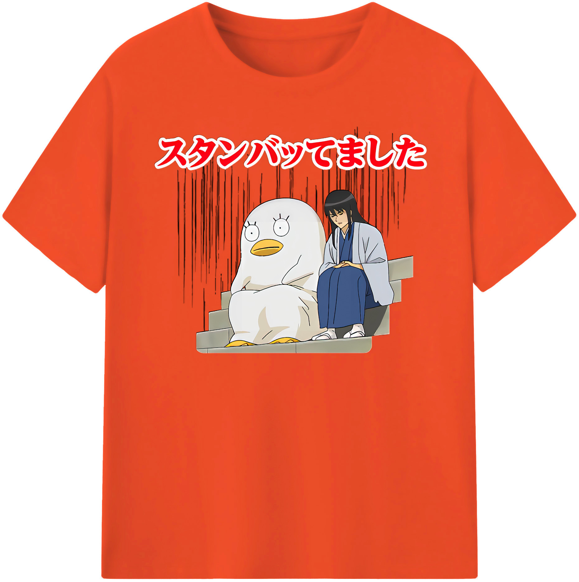 （画像用） ぎんたま 坂田銀時（さかたぎんとき） 神楽 志村新八（しむら しんぱち） GINTAMA Sakata Gintoki Kagura Shimura Shinpachi 綿100％半袖Tシャツ（フロントプリント）