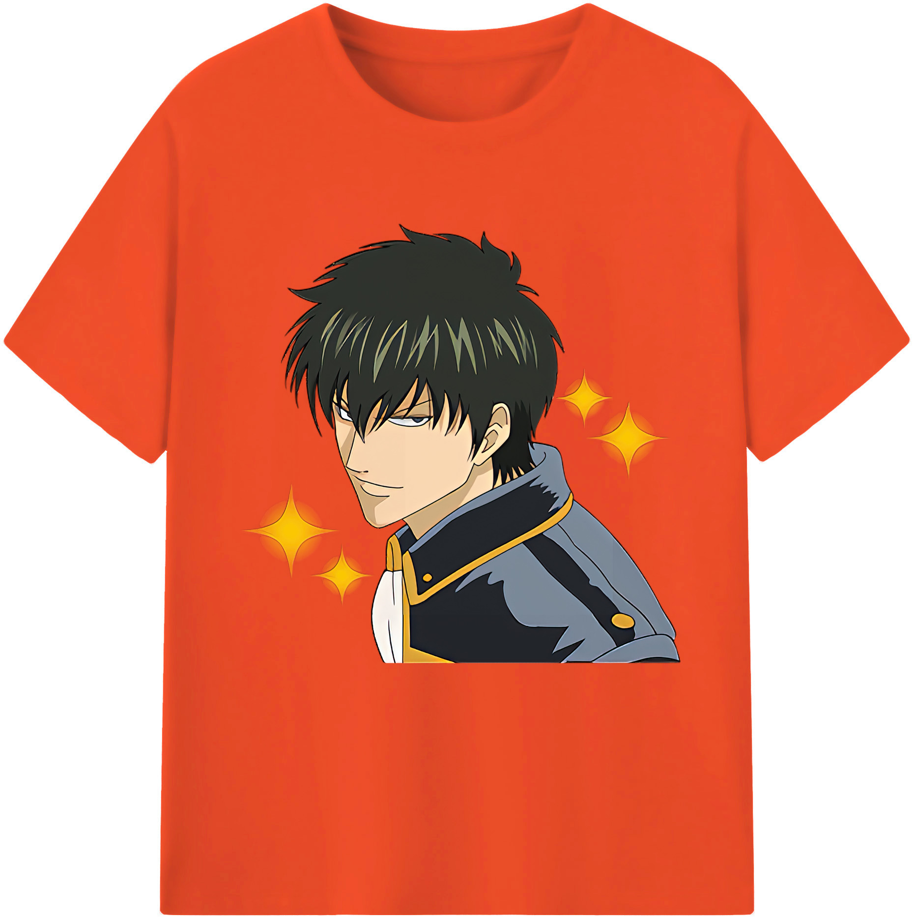 （画像用） ぎんたま 坂田銀時（さかたぎんとき） 神楽 志村新八（しむら しんぱち） GINTAMA Sakata Gintoki Kagura Shimura Shinpachi 綿100％半袖Tシャツ（フロントプリント）
