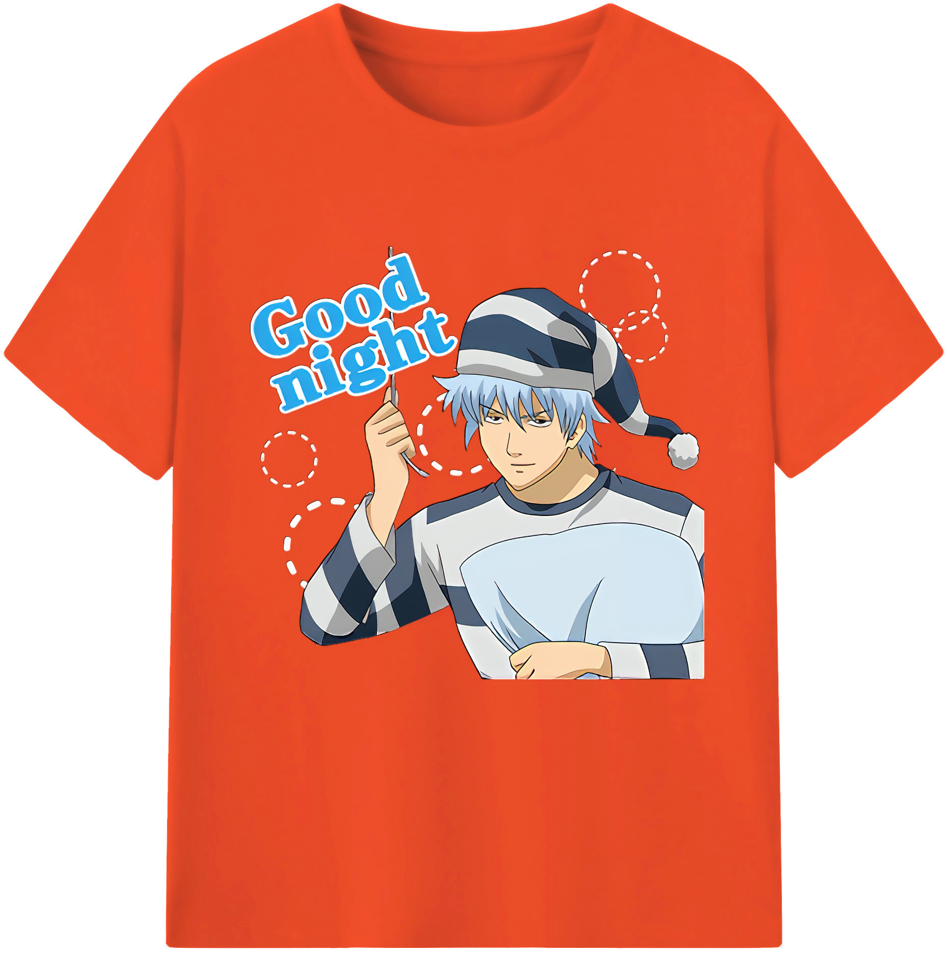 （画像用） ぎんたま 坂田銀時（さかたぎんとき） 神楽 志村新八（しむら しんぱち） GINTAMA Sakata Gintoki Kagura Shimura Shinpachi 綿100％半袖Tシャツ（フロントプリント）