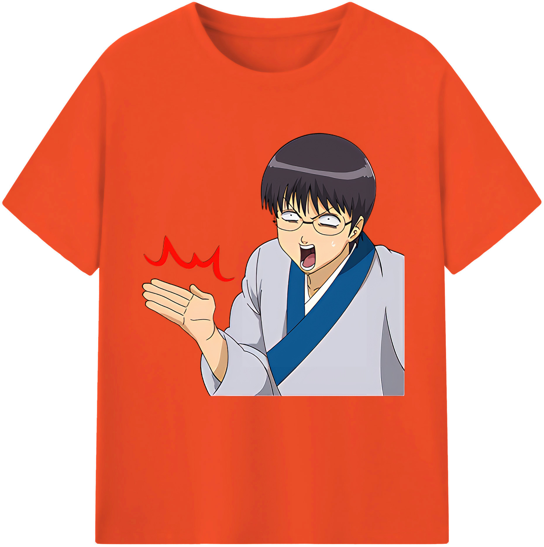 （画像用） ぎんたま 坂田銀時（さかたぎんとき） 神楽 志村新八（しむら しんぱち） GINTAMA Sakata Gintoki Kagura Shimura Shinpachi 綿100％半袖Tシャツ（フロントプリント）