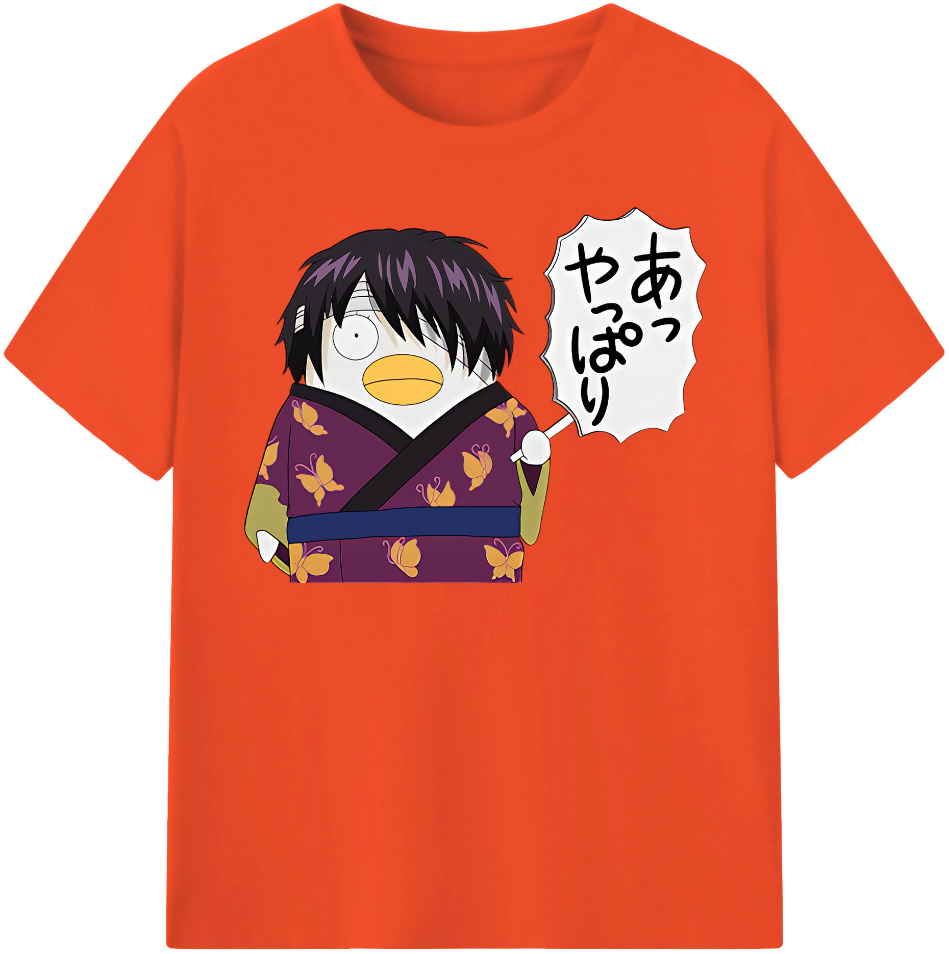 （画像用） ぎんたま 坂田銀時（さかたぎんとき） 神楽 志村新八（しむら しんぱち） GINTAMA Sakata Gintoki Kagura Shimura Shinpachi 綿100％半袖Tシャツ（フロントプリント）