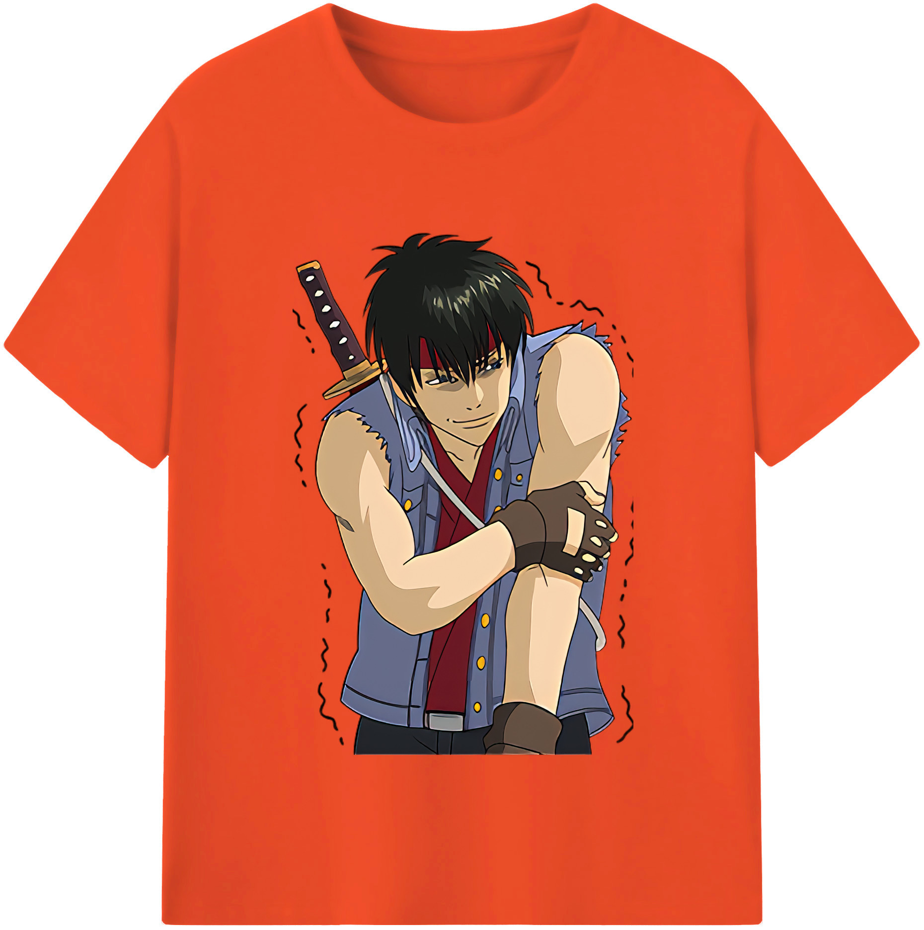 （画像用） ぎんたま 坂田銀時（さかたぎんとき） 神楽 志村新八（しむら しんぱち） GINTAMA Sakata Gintoki Kagura Shimura Shinpachi 綿100％半袖Tシャツ（フロントプリント）