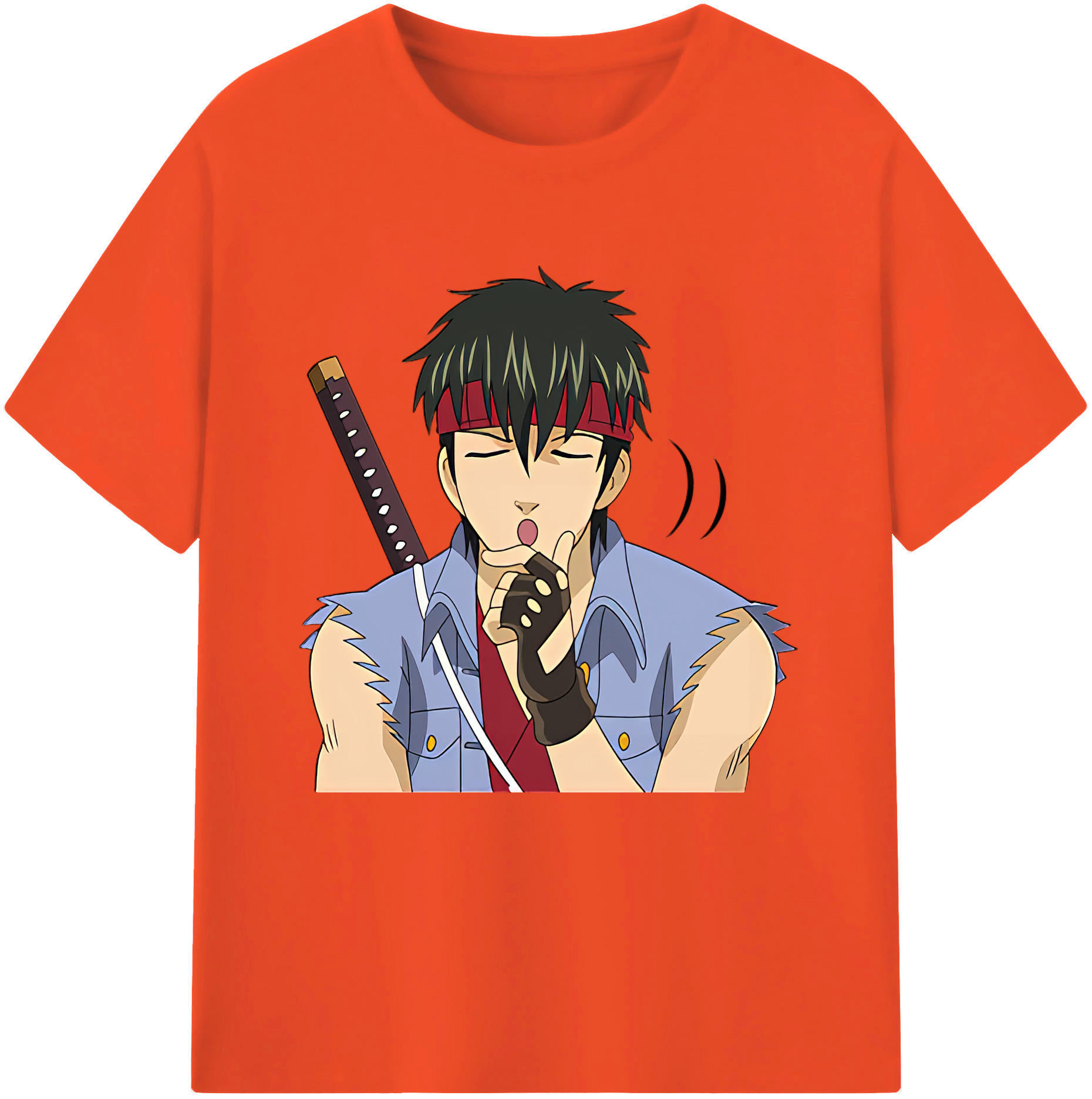 （画像用） ぎんたま 坂田銀時（さかたぎんとき） 神楽 志村新八（しむら しんぱち） GINTAMA Sakata Gintoki Kagura Shimura Shinpachi 綿100％半袖Tシャツ（フロントプリント）