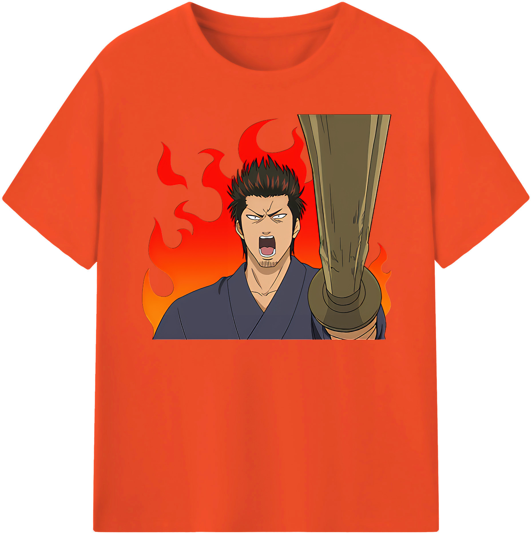 （画像用） ぎんたま 坂田銀時（さかたぎんとき） 神楽 志村新八（しむら しんぱち） GINTAMA Sakata Gintoki Kagura Shimura Shinpachi 綿100％半袖Tシャツ（フロントプリント）