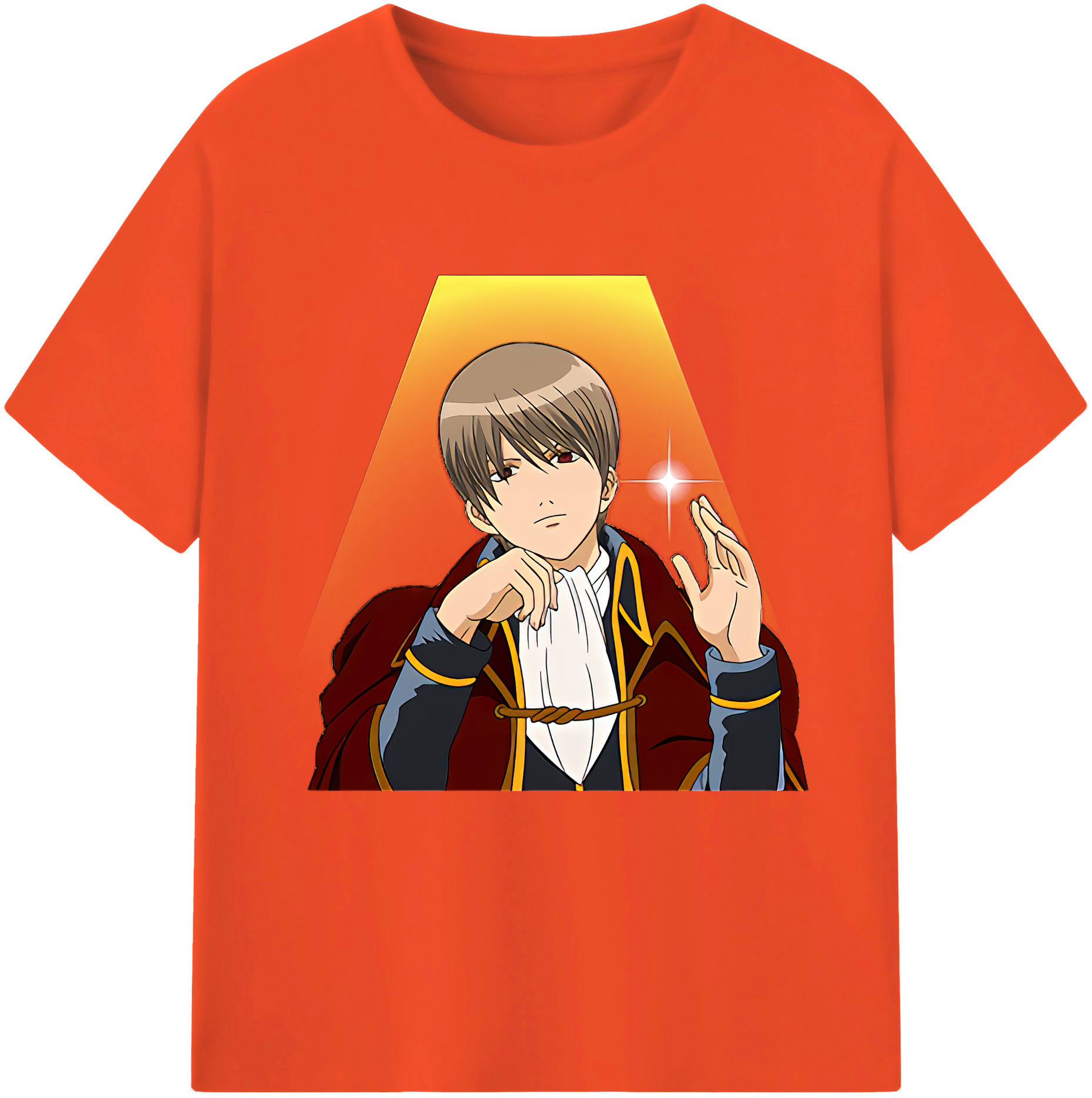 （画像用） ぎんたま 坂田銀時（さかたぎんとき） 神楽 志村新八（しむら しんぱち） GINTAMA Sakata Gintoki Kagura Shimura Shinpachi 綿100％半袖Tシャツ（フロントプリント）