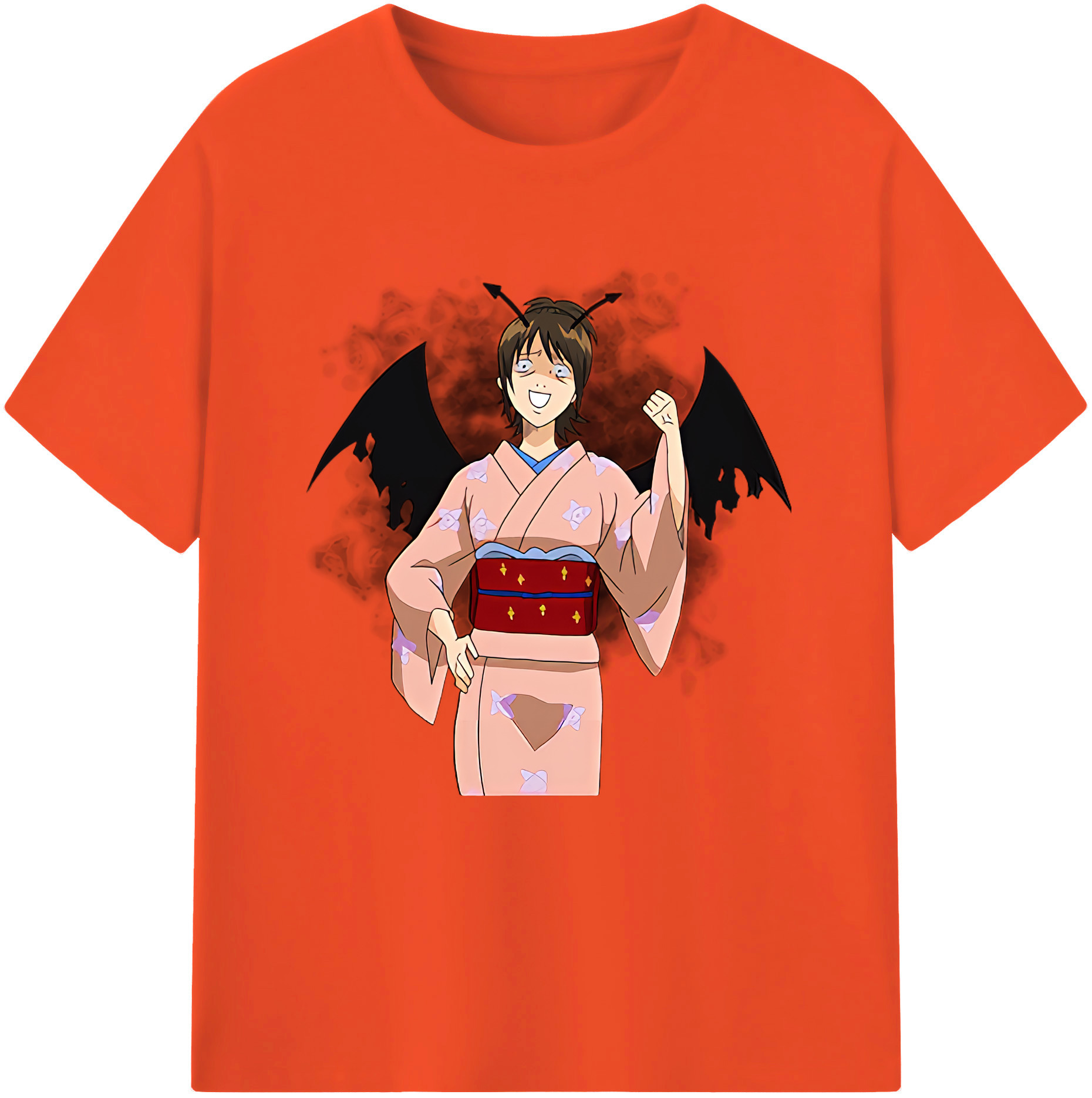 （画像用） ぎんたま 坂田銀時（さかたぎんとき） 神楽 志村新八（しむら しんぱち） GINTAMA Sakata Gintoki Kagura Shimura Shinpachi 綿100％半袖Tシャツ（フロントプリント）