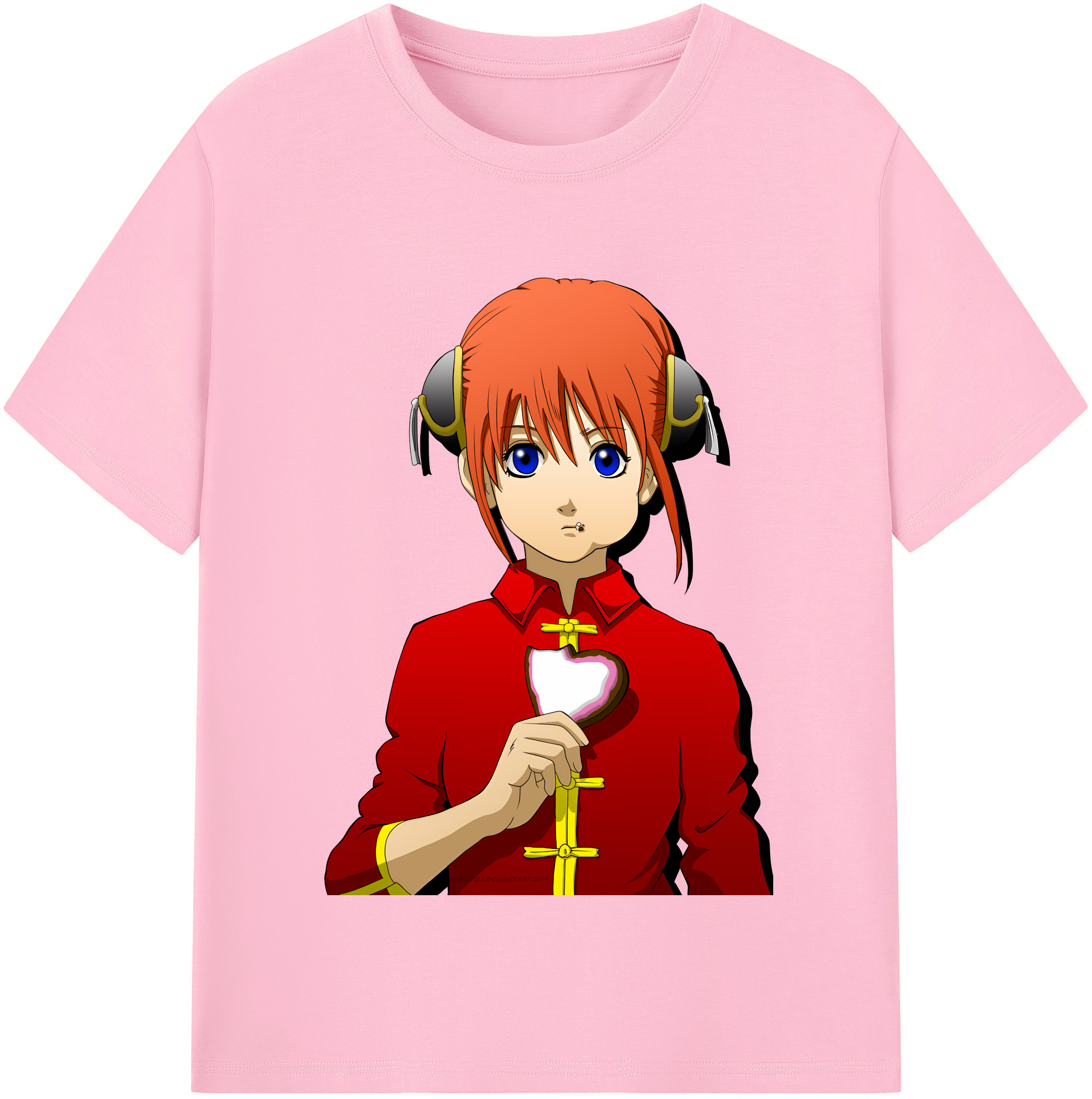 （画像用） ぎんたま 坂田銀時（さかたぎんとき） 神楽 志村新八（しむら しんぱち） GINTAMA Sakata Gintoki Kagura Shimura Shinpachi 綿100％半袖Tシャツ（フロントプリント）
