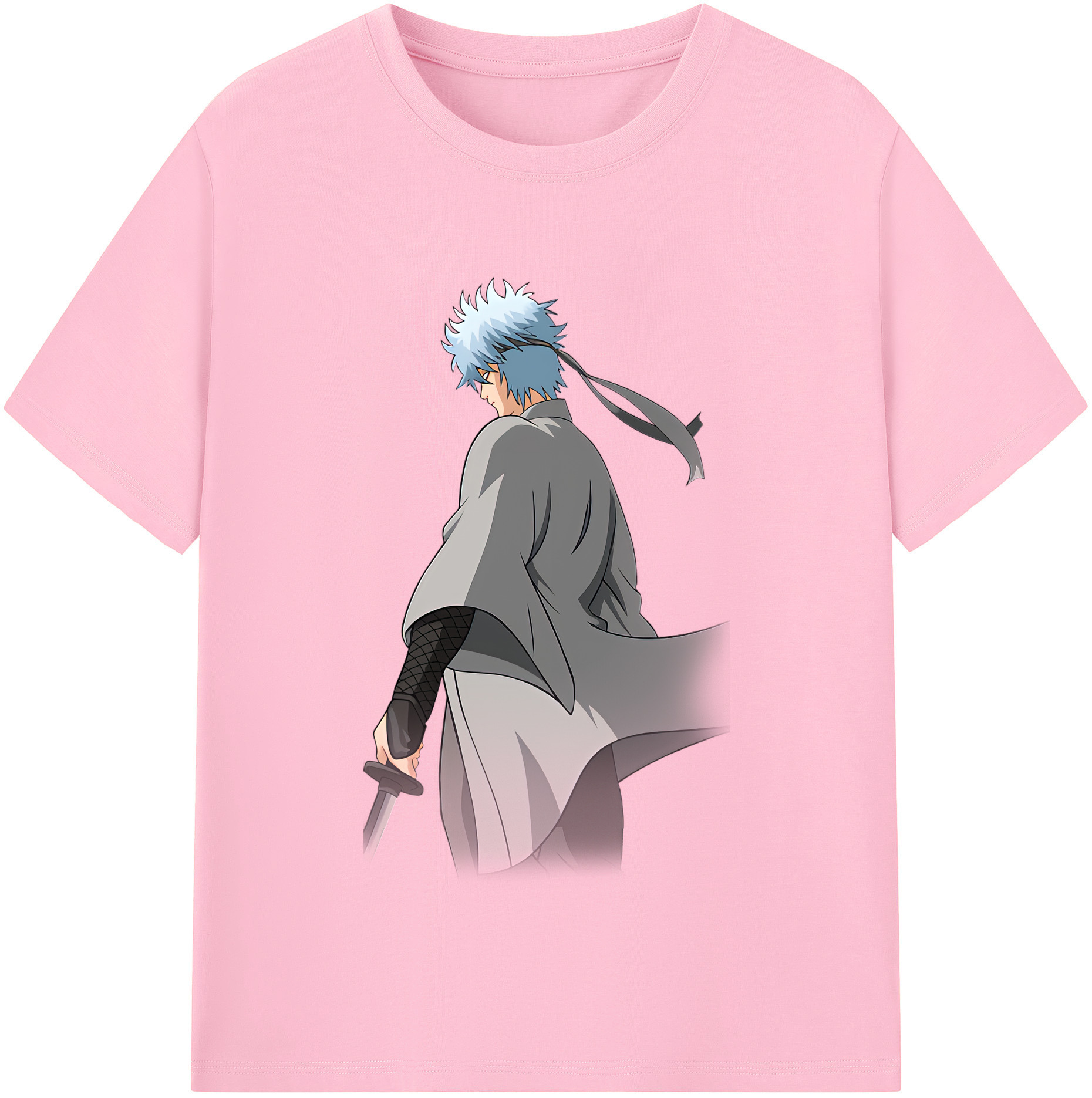 （画像用） ぎんたま 坂田銀時（さかたぎんとき） 神楽 志村新八（しむら しんぱち） GINTAMA Sakata Gintoki Kagura Shimura Shinpachi 綿100％半袖Tシャツ（フロントプリント）