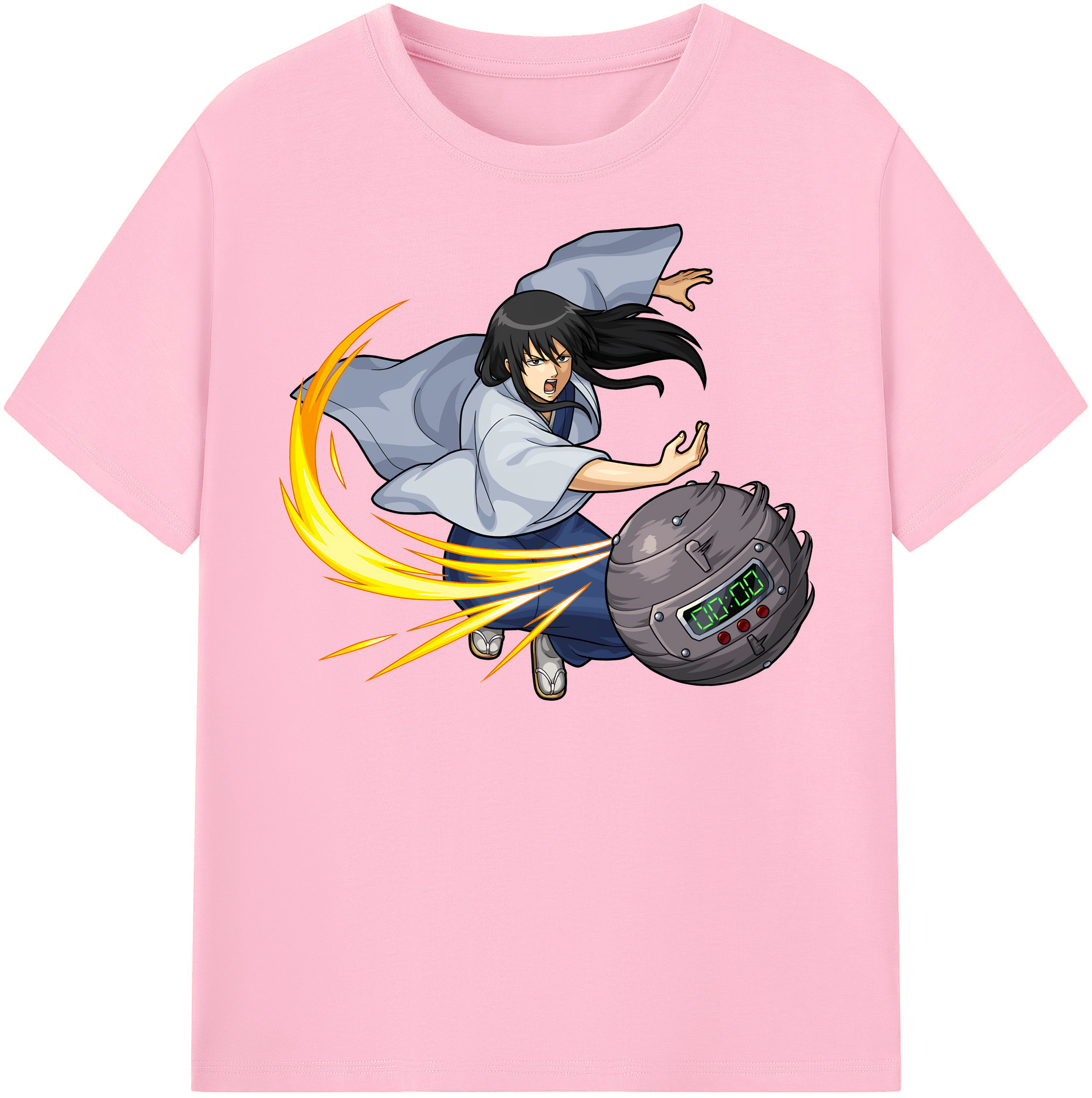 （画像用） ぎんたま 坂田銀時（さかたぎんとき） 神楽 志村新八（しむら しんぱち） GINTAMA Sakata Gintoki Kagura Shimura Shinpachi 綿100％半袖Tシャツ（フロントプリント）