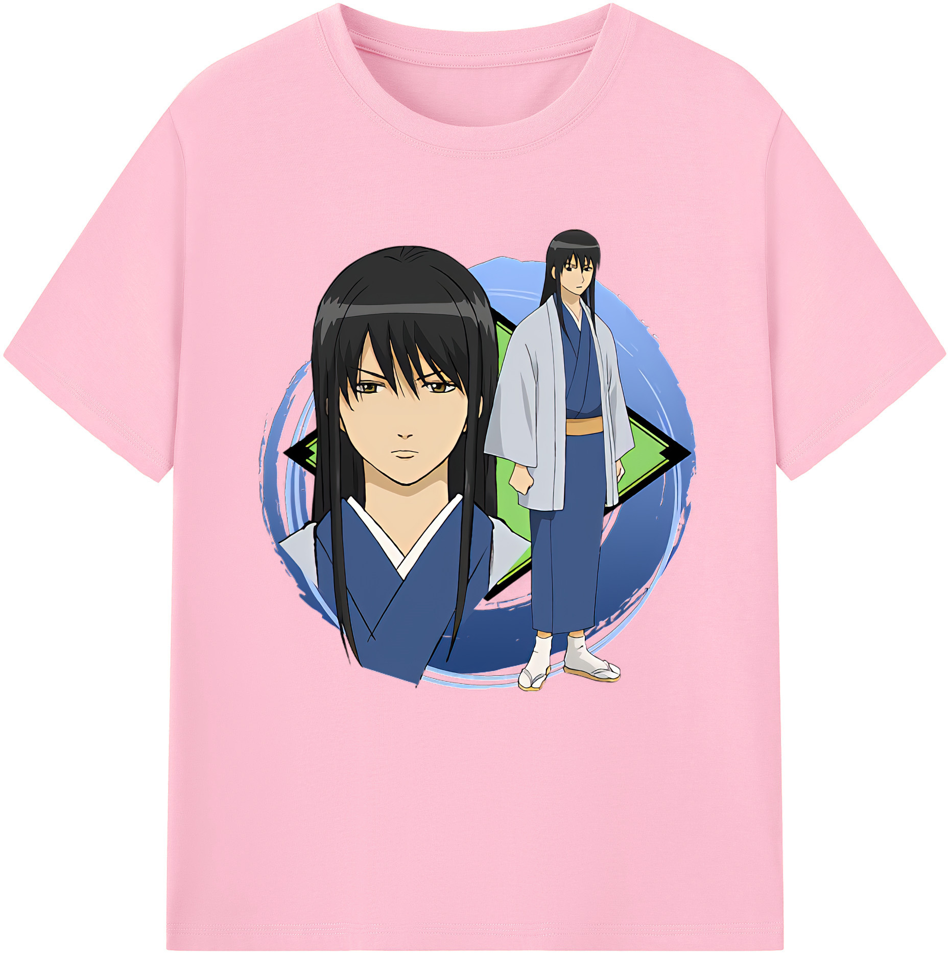 （画像用） ぎんたま 坂田銀時（さかたぎんとき） 神楽 志村新八（しむら しんぱち） GINTAMA Sakata Gintoki Kagura Shimura Shinpachi 綿100％半袖Tシャツ（フロントプリント）