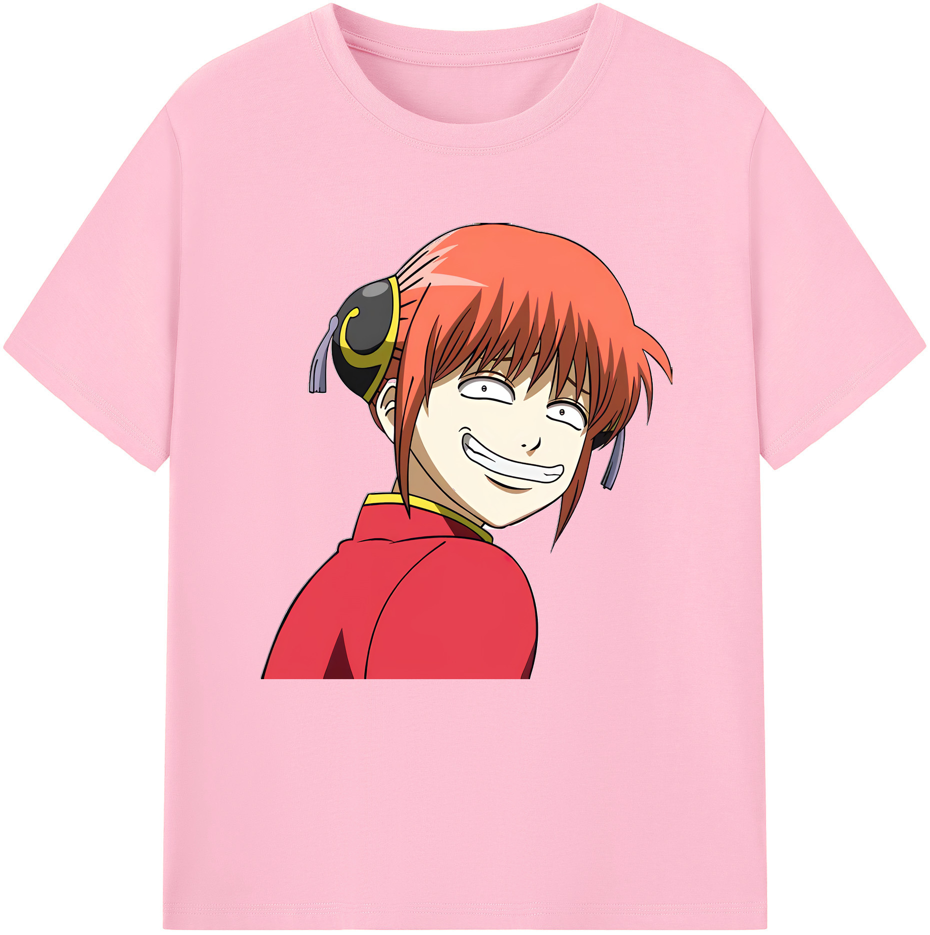 （画像用） ぎんたま 坂田銀時（さかたぎんとき） 神楽 志村新八（しむら しんぱち） GINTAMA Sakata Gintoki Kagura Shimura Shinpachi 綿100％半袖Tシャツ（フロントプリント）