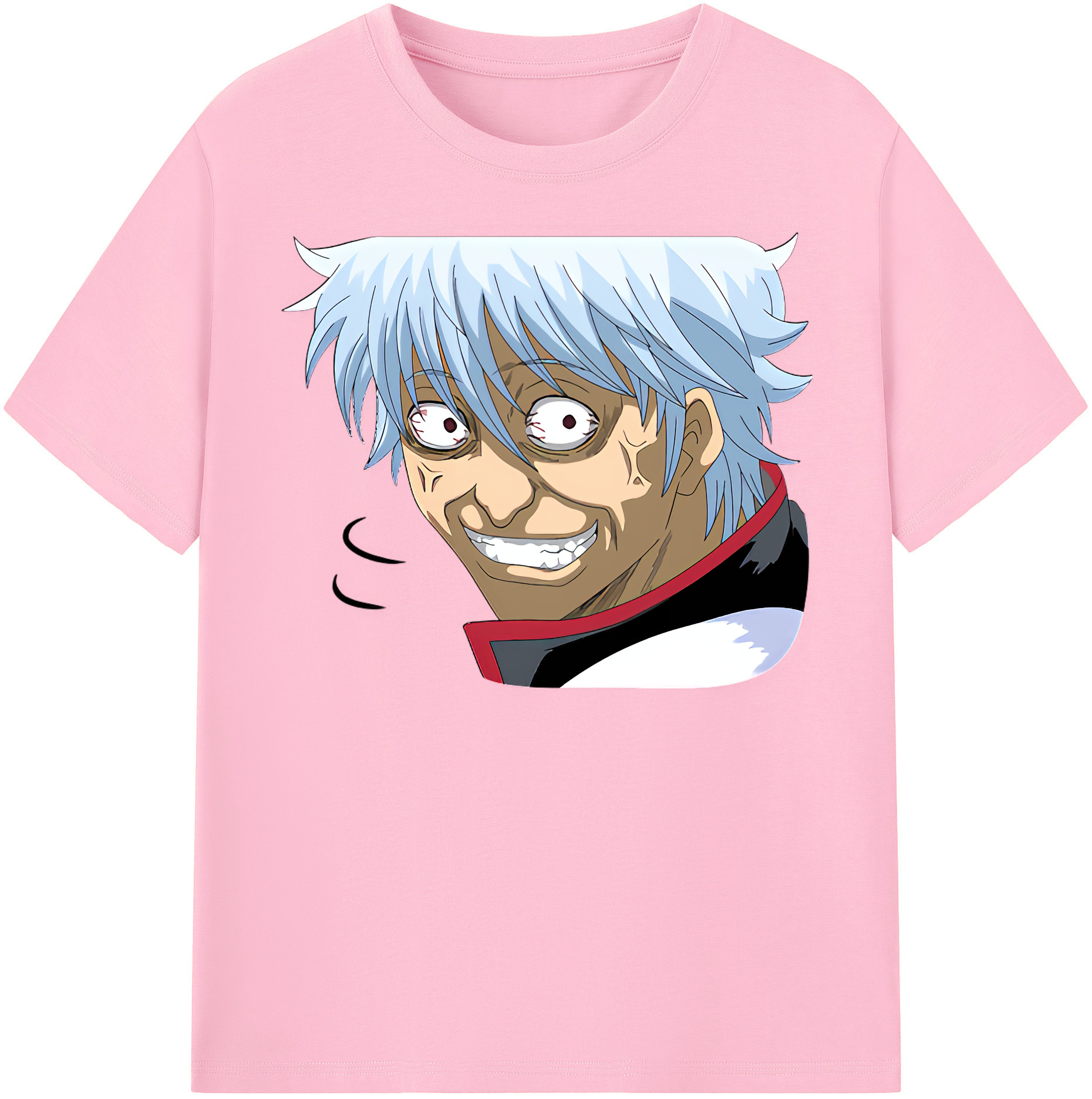 （画像用） ぎんたま 坂田銀時（さかたぎんとき） 神楽 志村新八（しむら しんぱち） GINTAMA Sakata Gintoki Kagura Shimura Shinpachi 綿100％半袖Tシャツ（フロントプリント）
