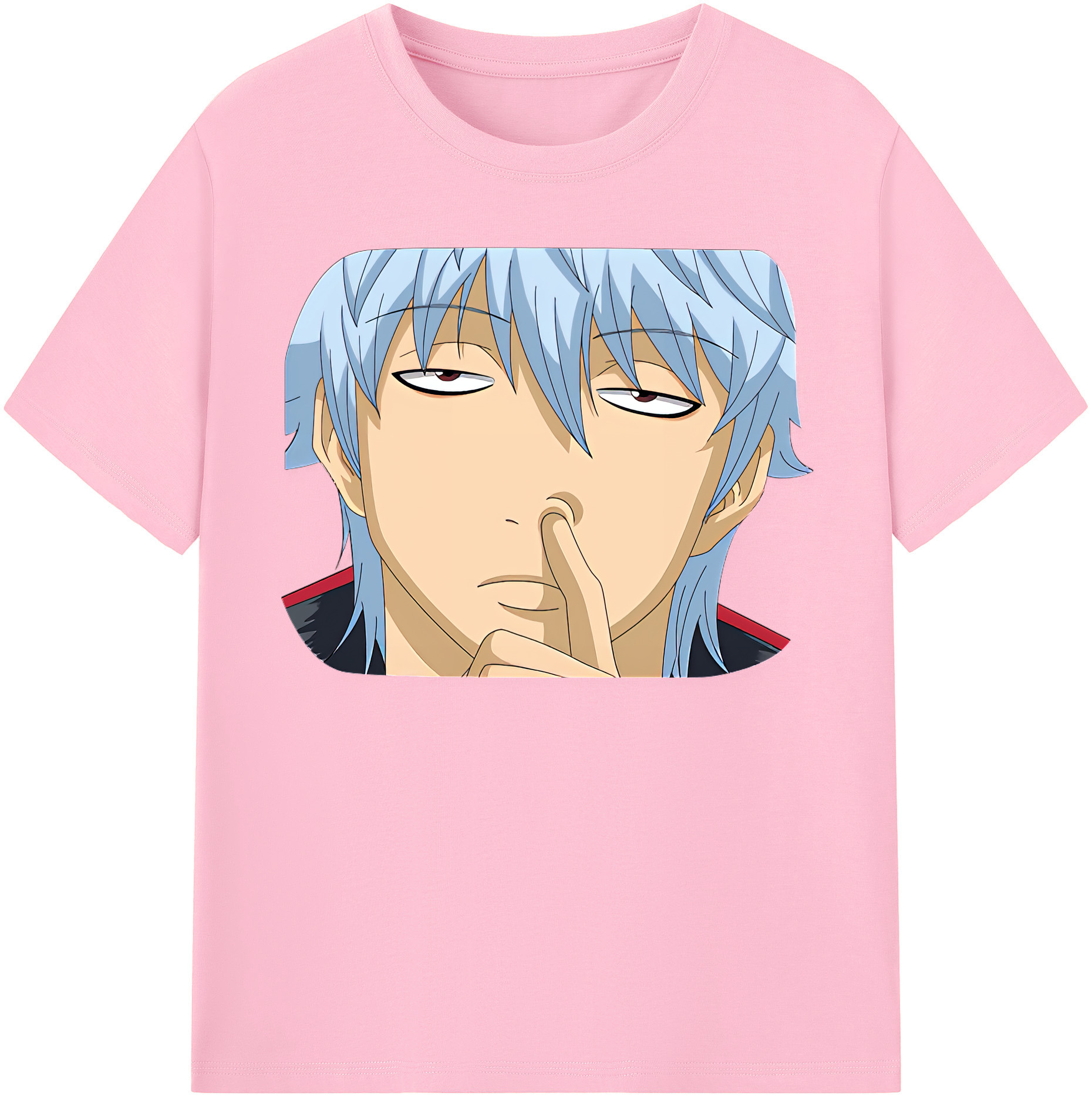（画像用） ぎんたま 坂田銀時（さかたぎんとき） 神楽 志村新八（しむら しんぱち） GINTAMA Sakata Gintoki Kagura Shimura Shinpachi 綿100％半袖Tシャツ（フロントプリント）