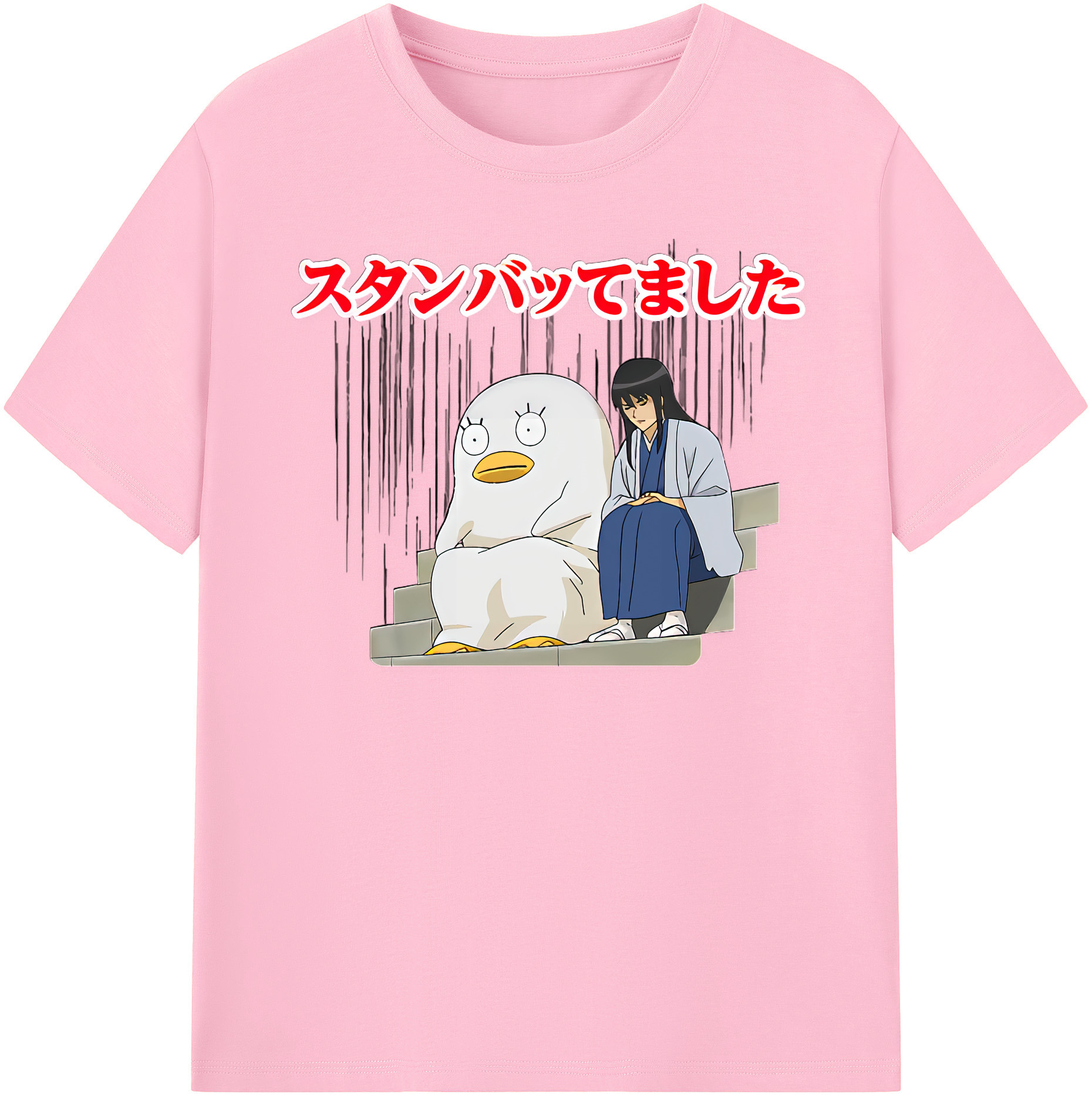 （画像用） ぎんたま 坂田銀時（さかたぎんとき） 神楽 志村新八（しむら しんぱち） GINTAMA Sakata Gintoki Kagura Shimura Shinpachi 綿100％半袖Tシャツ（フロントプリント）