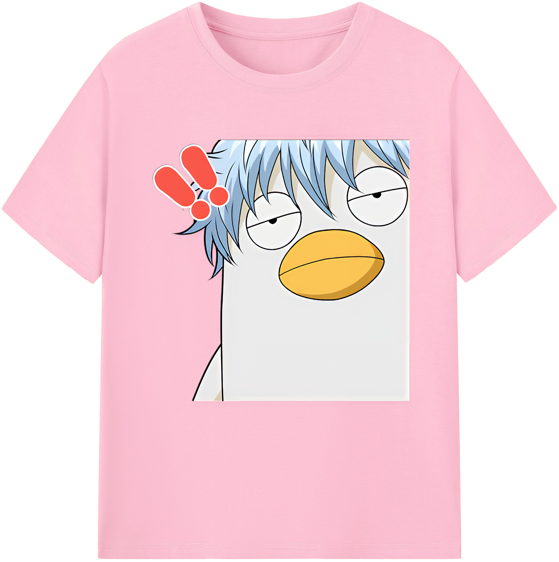 （画像用） ぎんたま 坂田銀時（さかたぎんとき） 神楽 志村新八（しむら しんぱち） GINTAMA Sakata Gintoki Kagura Shimura Shinpachi 綿100％半袖Tシャツ（フロントプリント）