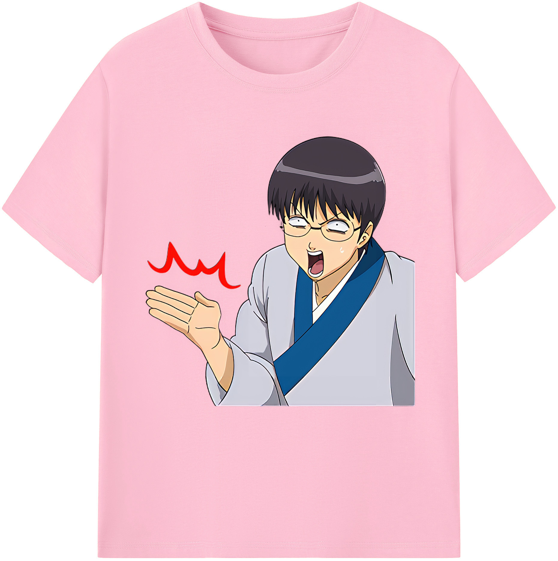 （画像用） ぎんたま 坂田銀時（さかたぎんとき） 神楽 志村新八（しむら しんぱち） GINTAMA Sakata Gintoki Kagura Shimura Shinpachi 綿100％半袖Tシャツ（フロントプリント）