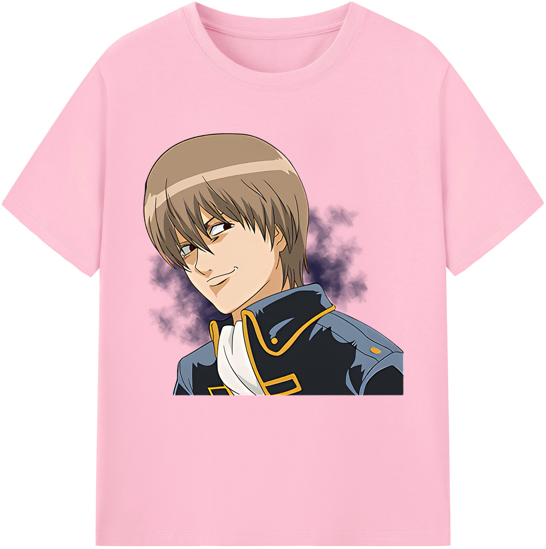 （画像用） ぎんたま 坂田銀時（さかたぎんとき） 神楽 志村新八（しむら しんぱち） GINTAMA Sakata Gintoki Kagura Shimura Shinpachi 綿100％半袖Tシャツ（フロントプリント）